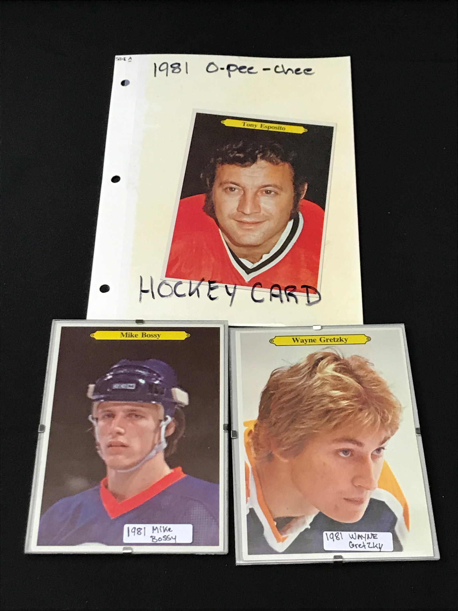 LOT OF 3 1981 HOCKEY TRADING CARDS: Prices are in Canadian dollars
