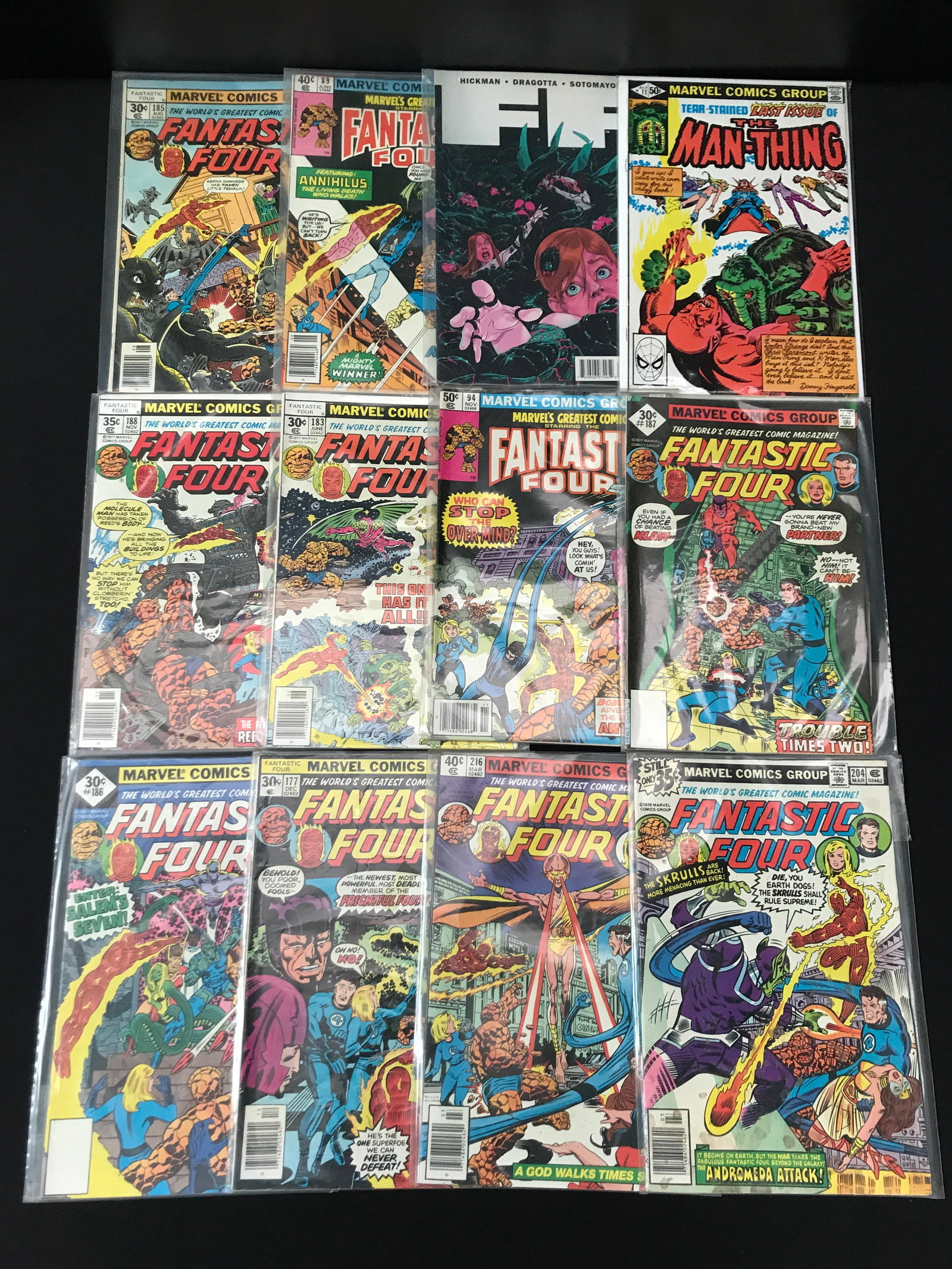LOT OF 12 MIXED TITLE COMICS - MARVEL COMICS: Prices are in Canadian dollars