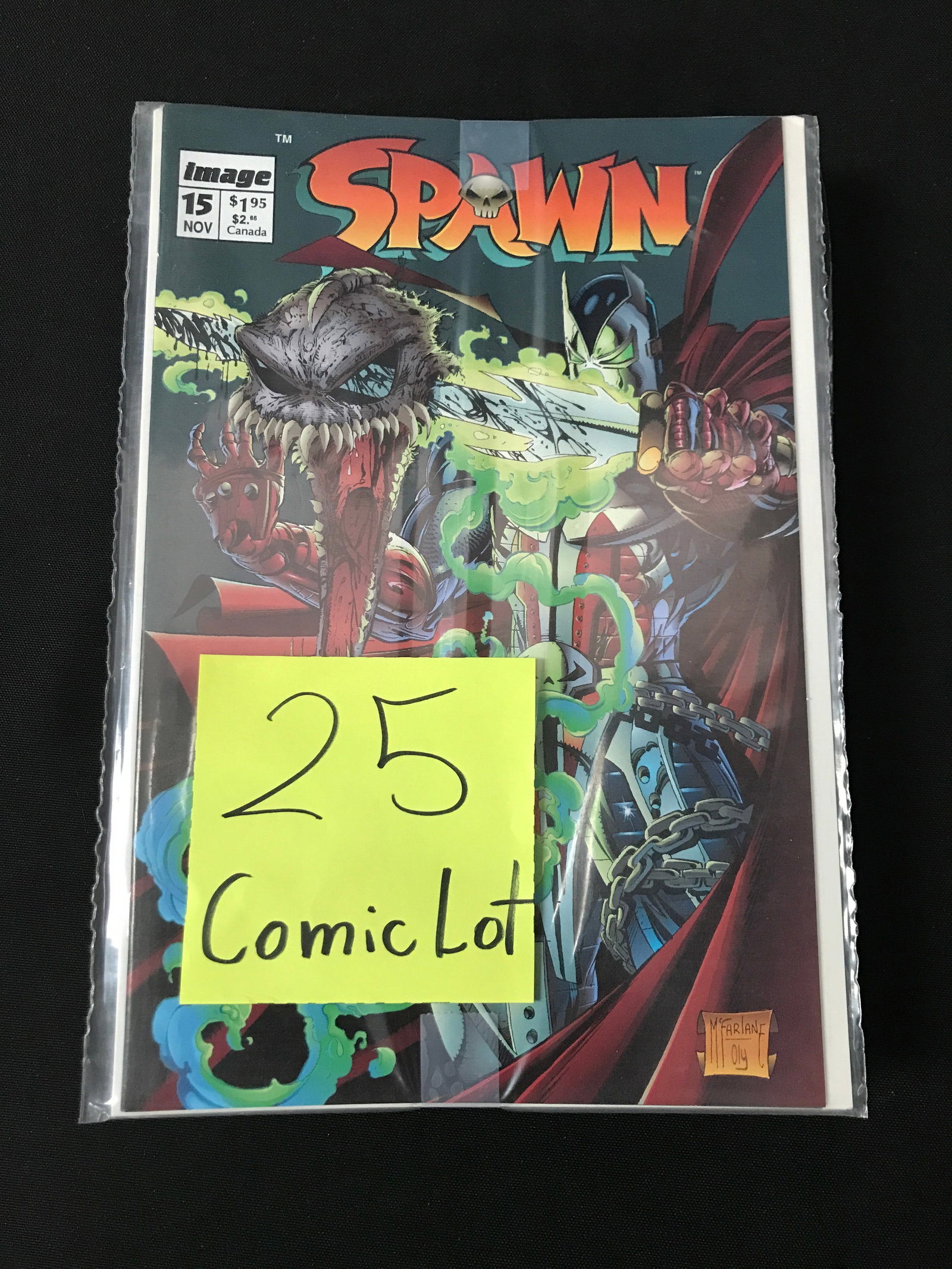 LOT OF 25 COMICS BAGGED AND BOARDED (MAINLY SUPERHERO): Prices are in Canadian dollars