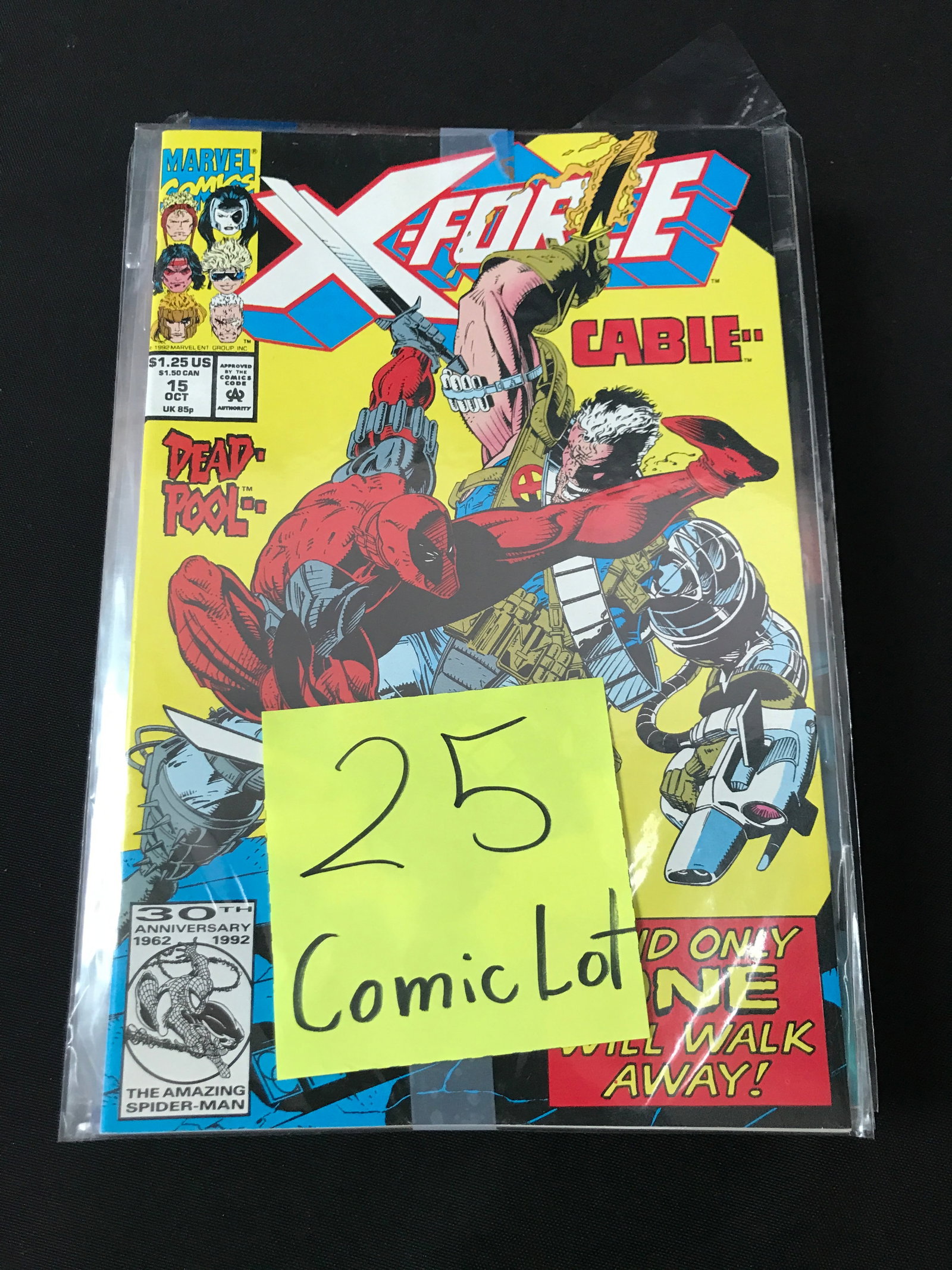 LOT OF 25 COMICS BAGGED AND BOARDED (MAINLY SUPERHERO): Prices are in Canadian dollars