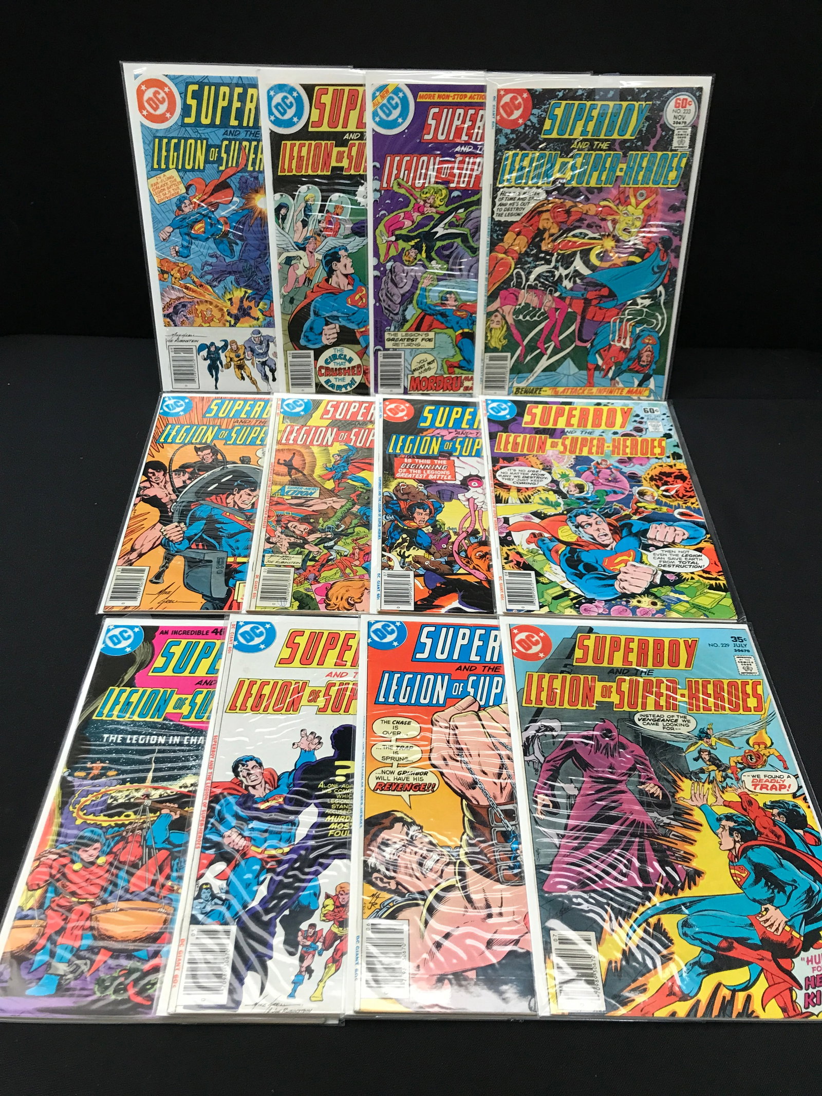 LOT OF 12 SUPERBOY AND THE LEGION OF SUPERHEROES COMICS - DC: Prices are in Canadian dollars