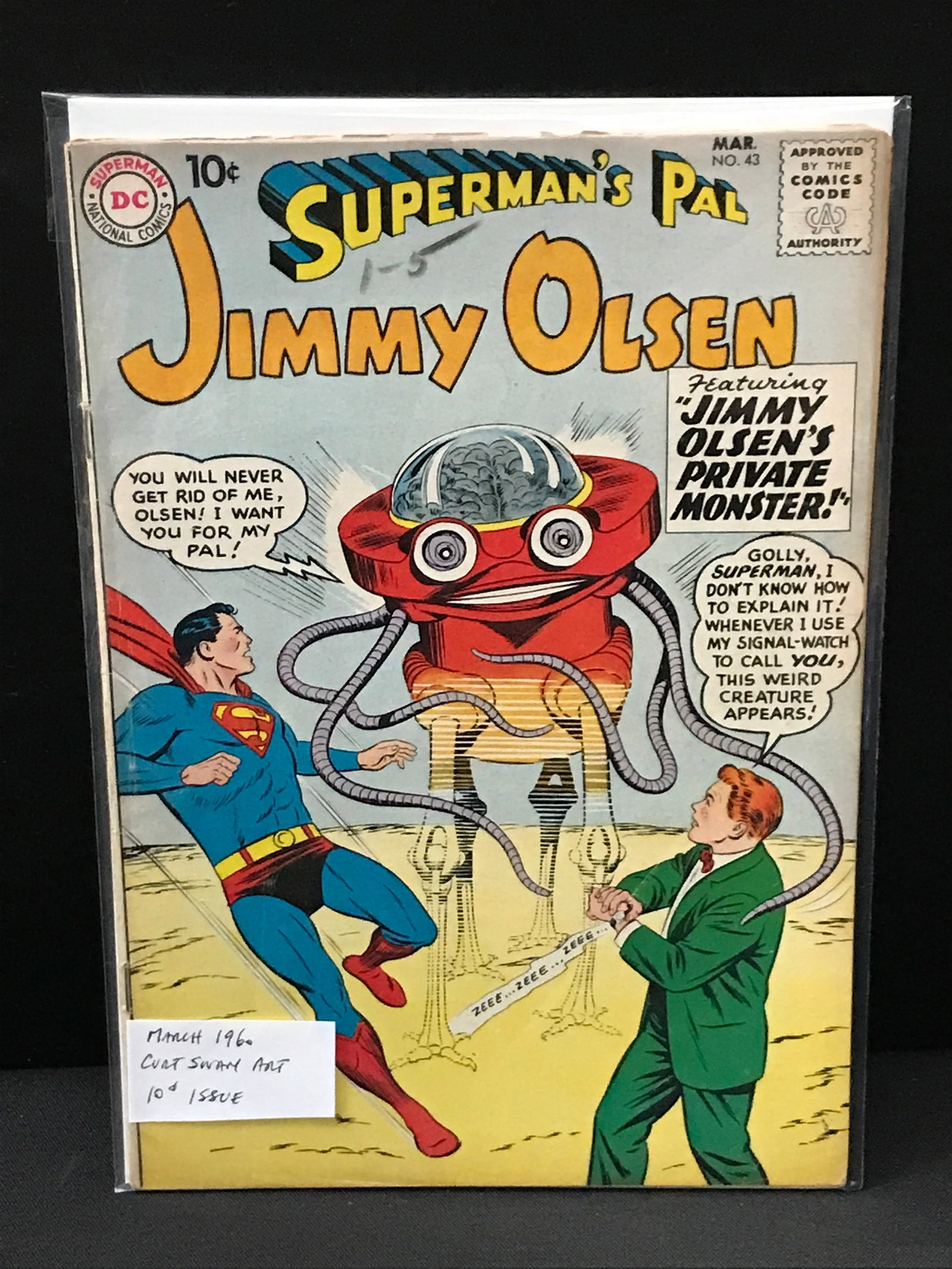 SUPERMAN'S PAL JIMMY OLSEN #43 (1960) - DC COMICS (1 of 1)