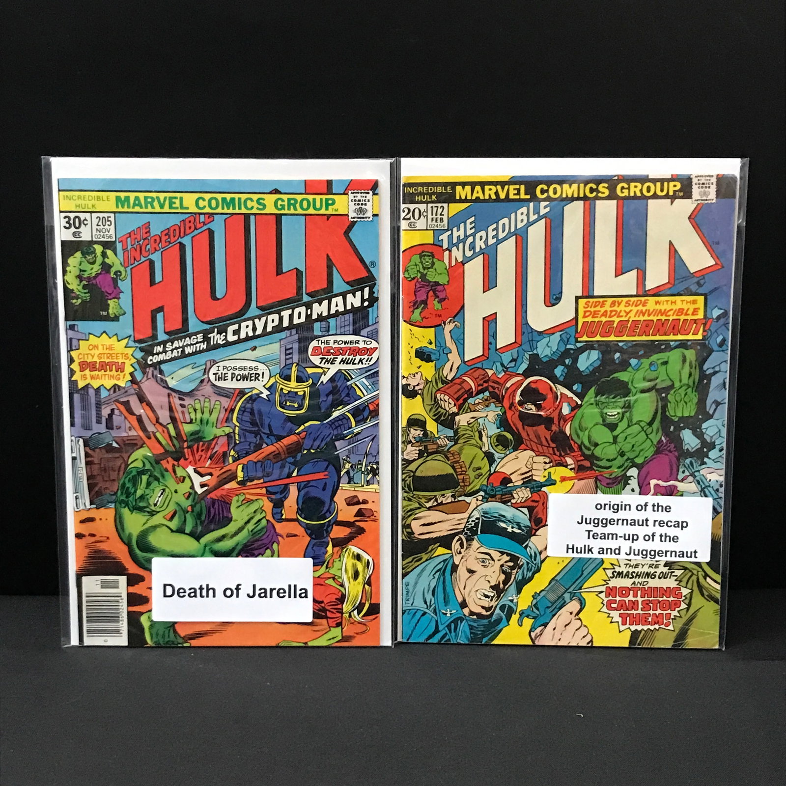 LOT OF 2 INCREDIBLE HULK COMICS - MARVEL COMICS (1 of 1)