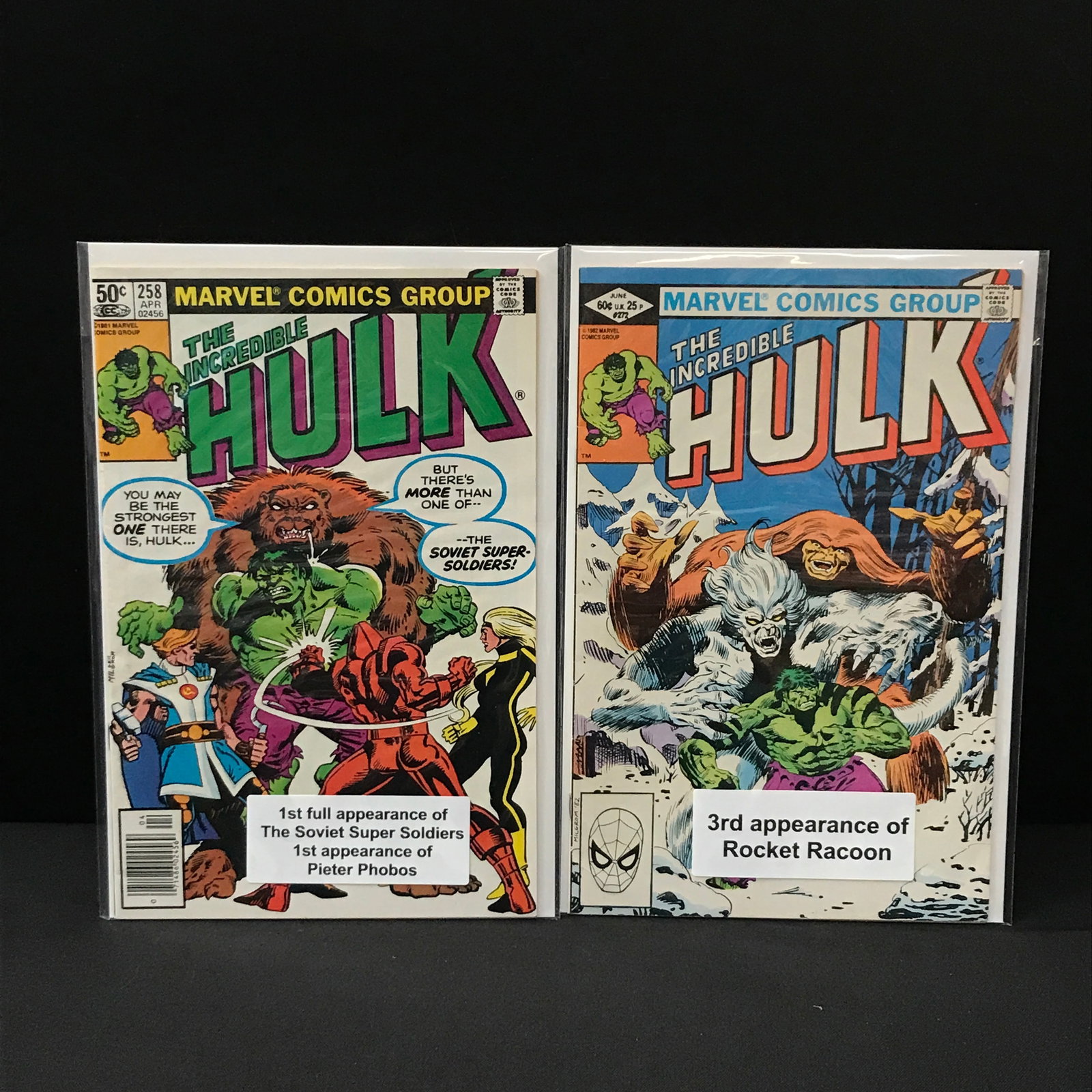 LOT OF 2 INCREDIBLE HULK COMICS - MARVEL COMICS (1 of 1)