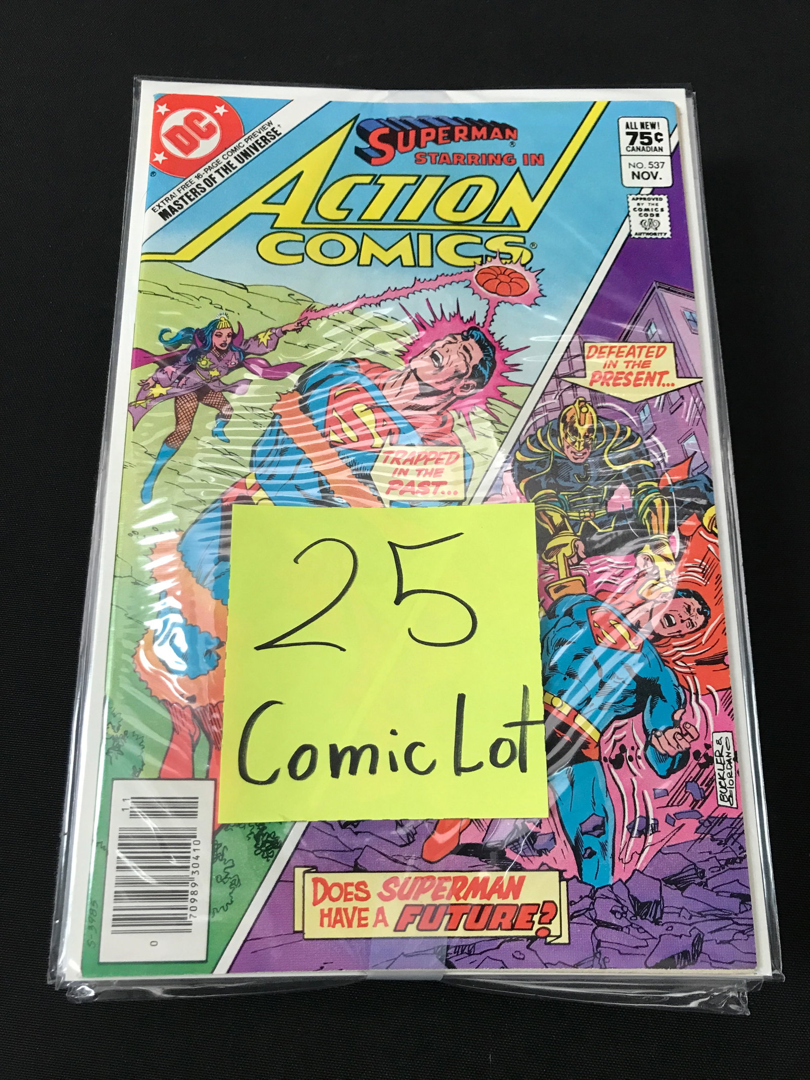 LOT OF 25 COMICS BAGGED AND BOARDED (MAINLY SUPERHERO): Prices are in Canadian dollars