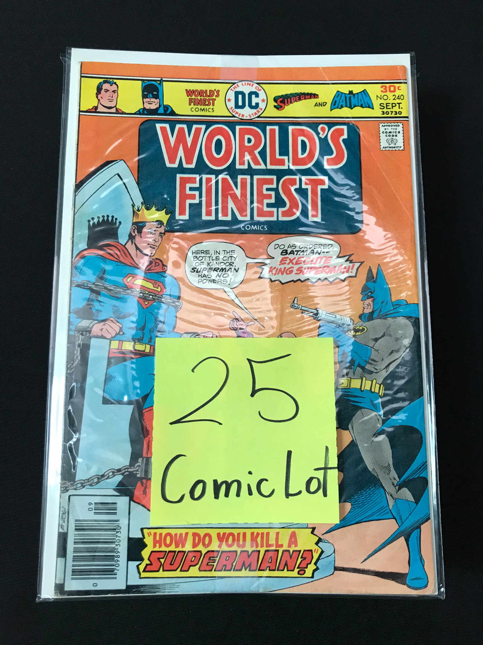 LOT OF 25 COMICS BAGGED AND BOARDED (MAINLY SUPERHERO): Prices are in Canadian dollars