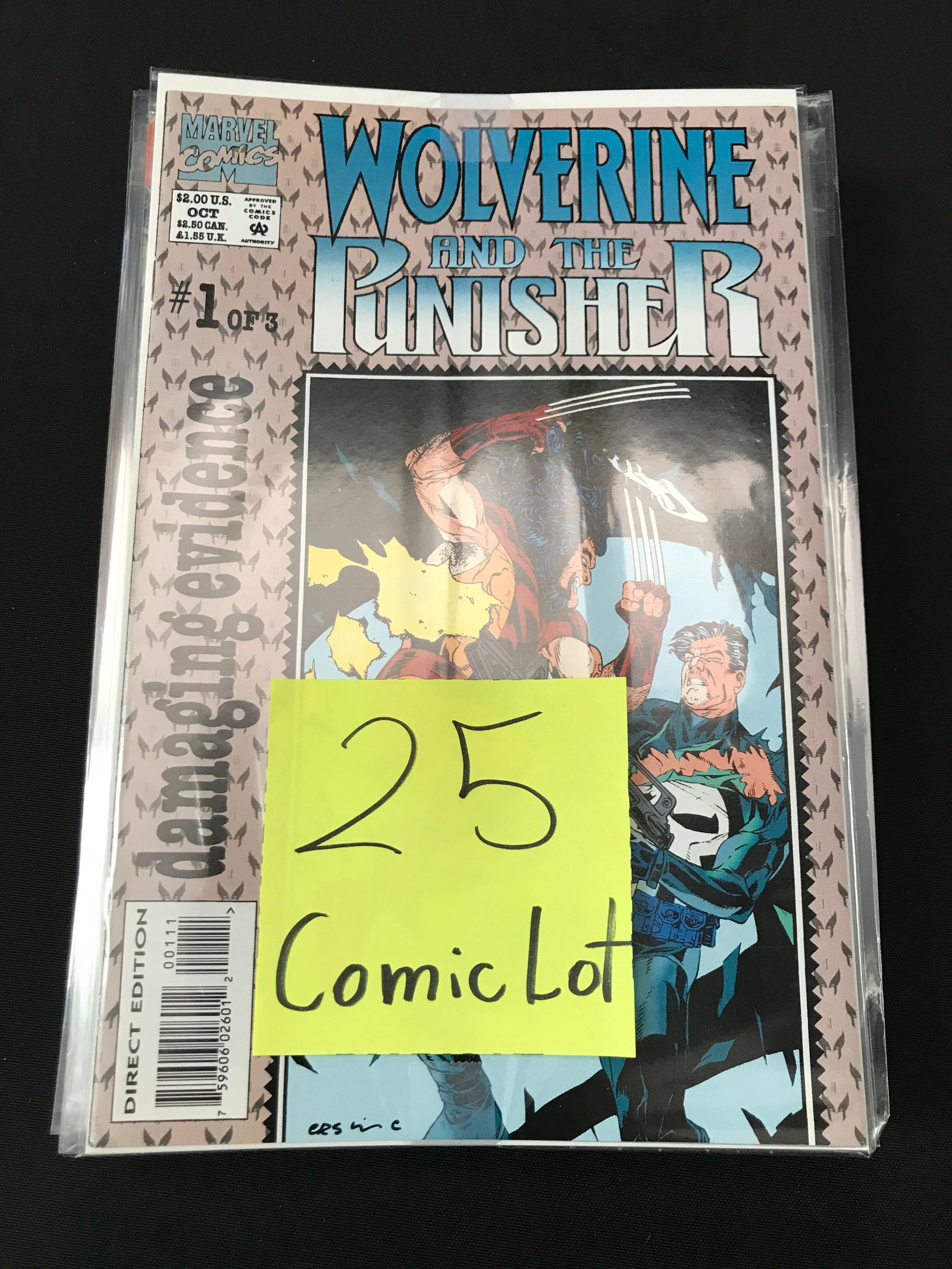 LOT OF 25 COMICS BAGGED AND BOARDED (MAINLY SUPERHERO): Prices are in Canadian dollars