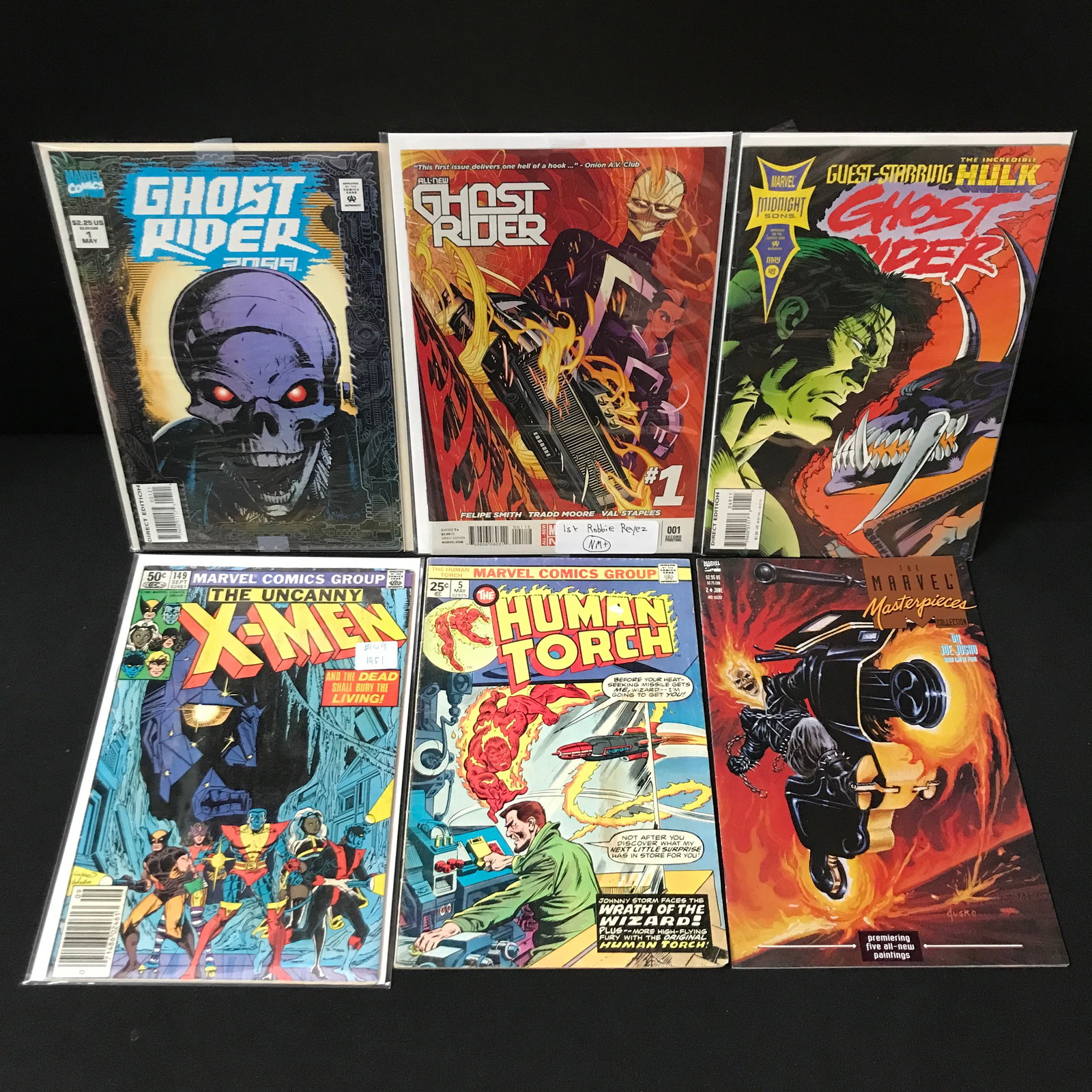 LOT OF 6 COMICS FEATURING GHOST RIDER - DC COMICS: Prices are in Canadian Dollars