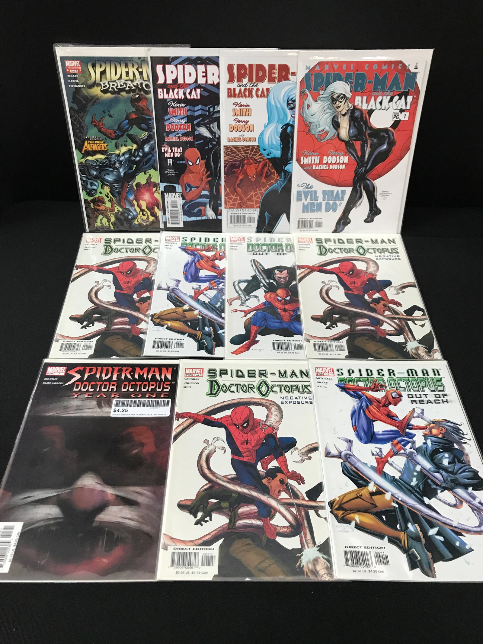 LOT OF 11 COMICS FEATURING SPIDERMAN - DC COMICS: Prices are in Canadian Dollars