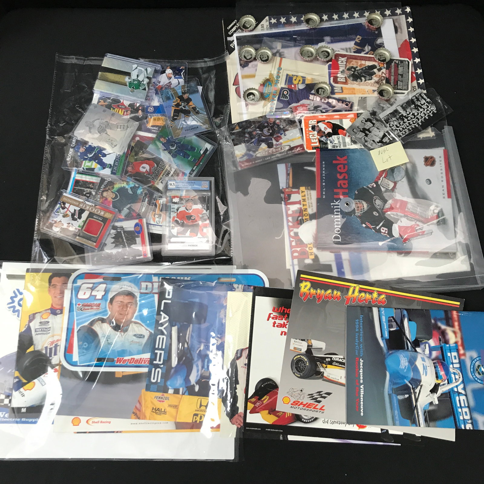 LOT OF RACING MEMORABILIA: Prices are in Canadian Dollars