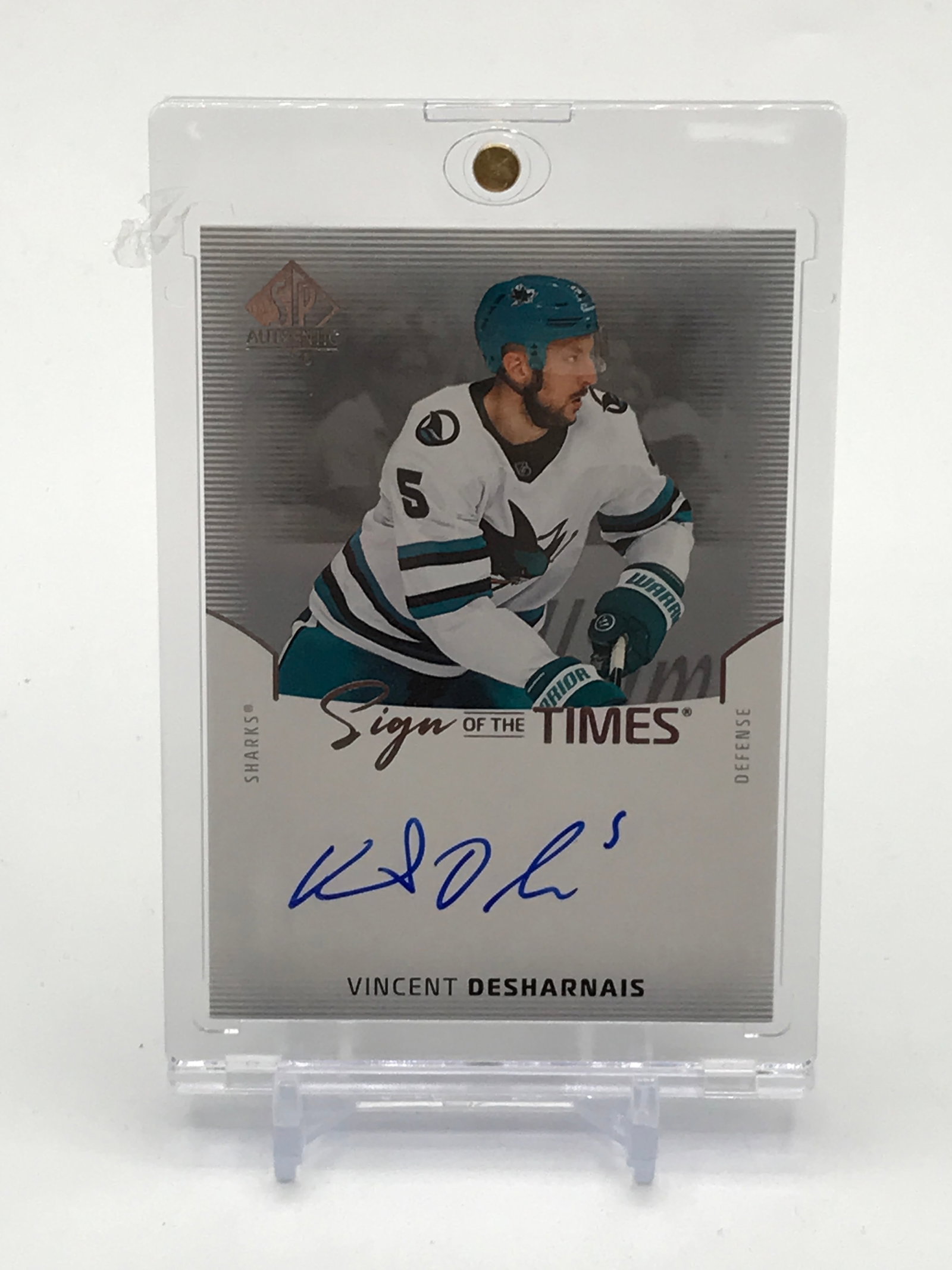 2025-25 UPPER DECK SP AUTHENTIC HOCKEY VINCENT DESHARNAIS SIGNED TRADING CARD: Prices are in Canadian dollars