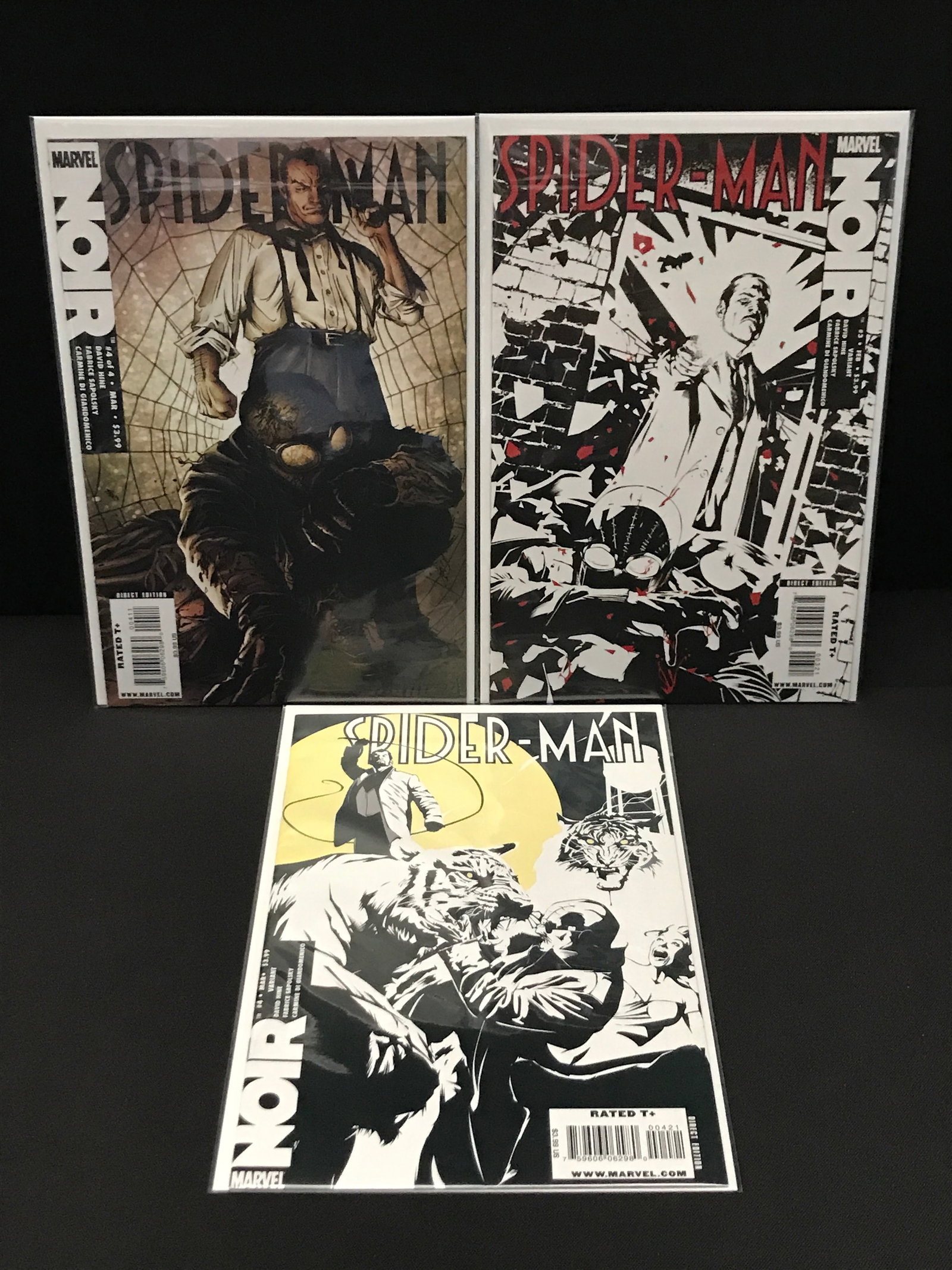 LOT OF 3 SPIDERMAN NOIR COMICS - MARVEL COMICS (1 of 1)