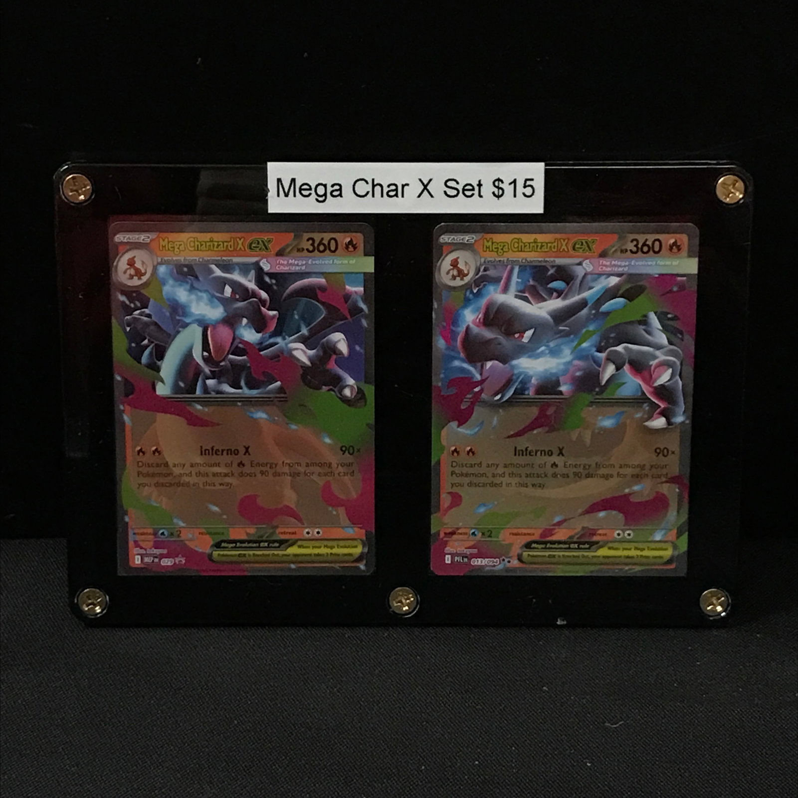 LOT OF 2 POKEMON TCG MEGA CHARIZARD X EX TRADING CARDS: Prices are in Canadian dollars