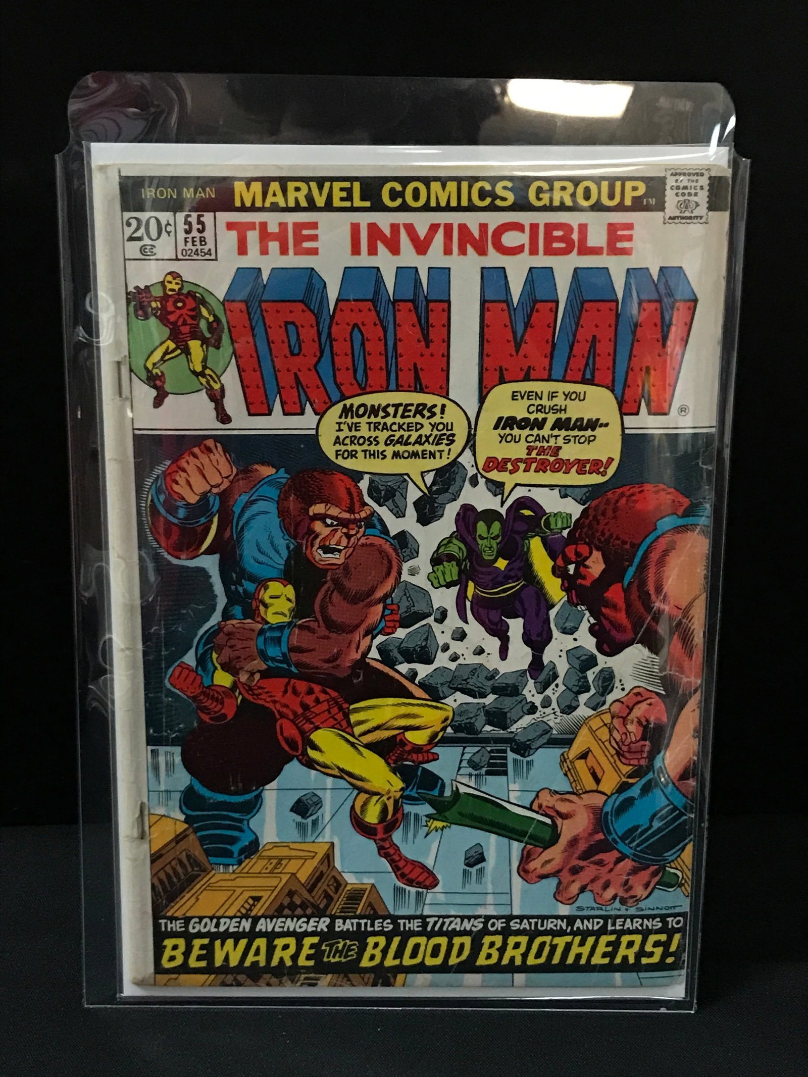 THE INVINCIBLE IRON MAN #55 - MARVEL COMICS (1 of 1)