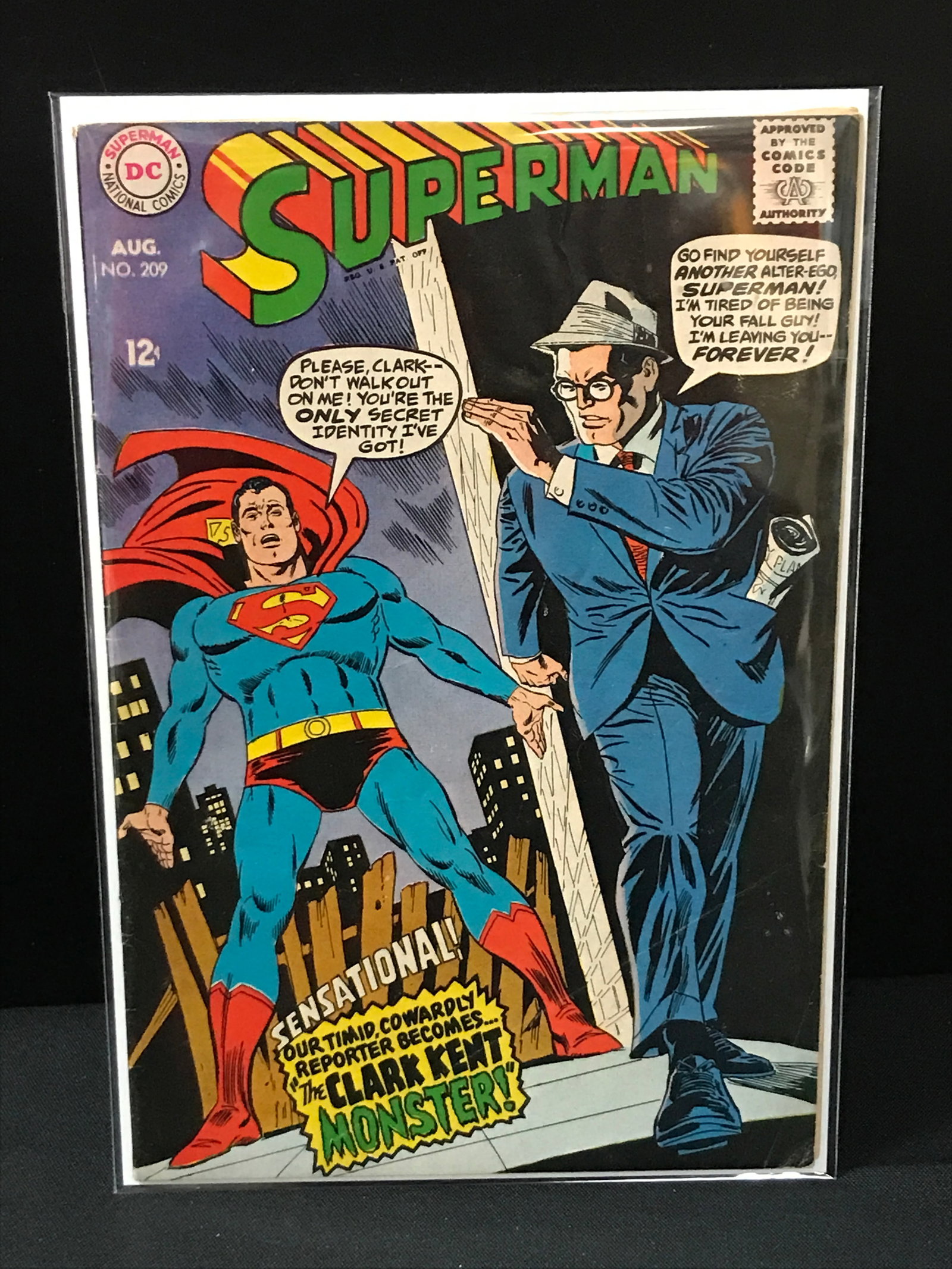 SUPERMAN #209 - DC COMICS (1 of 1)