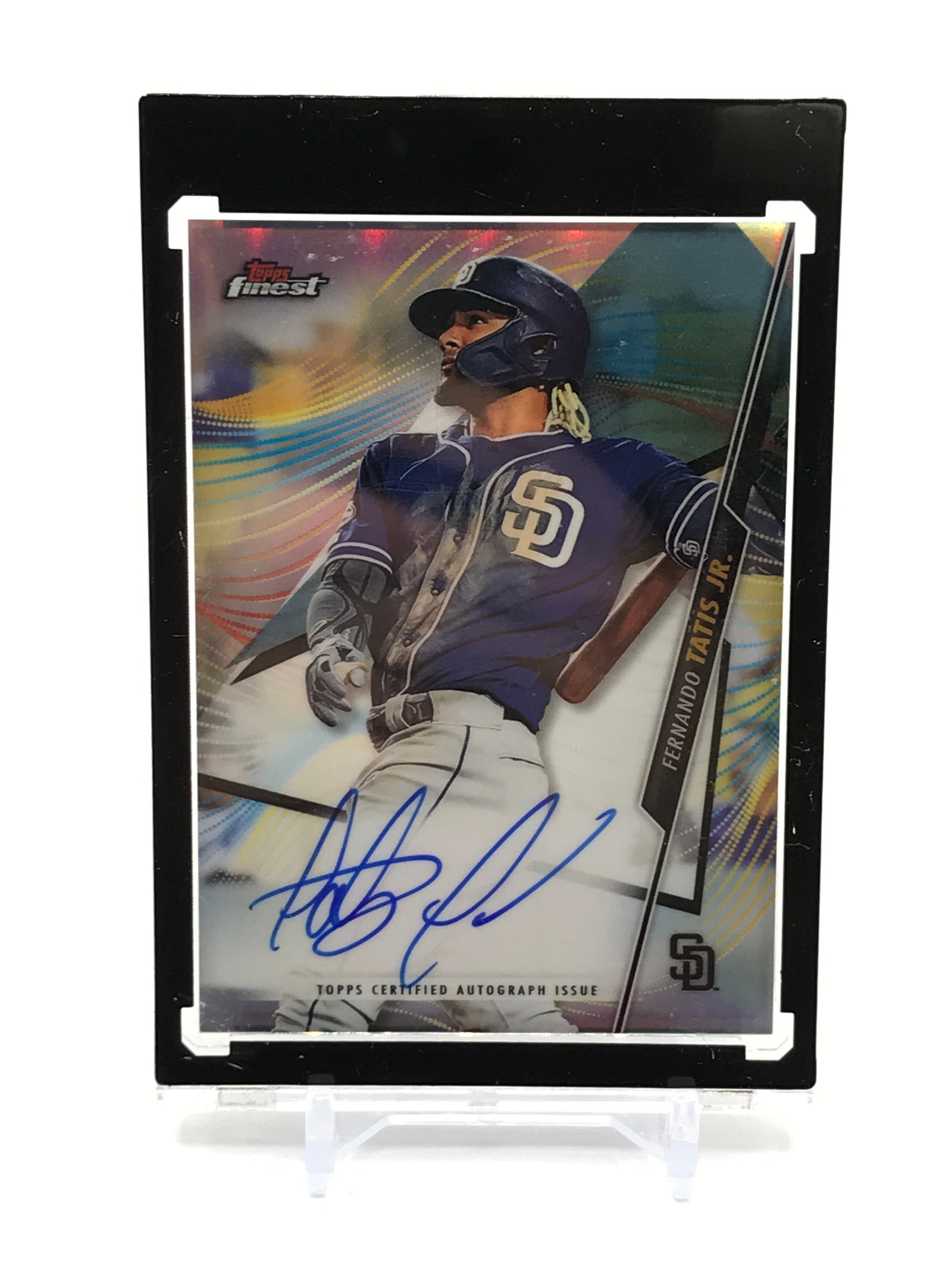 2020 TOPPS FINEST BASEBALL FERNANDO TATIS JR SIGNED BASEBALL TRADING CARD: Prices are in Canadian dollars