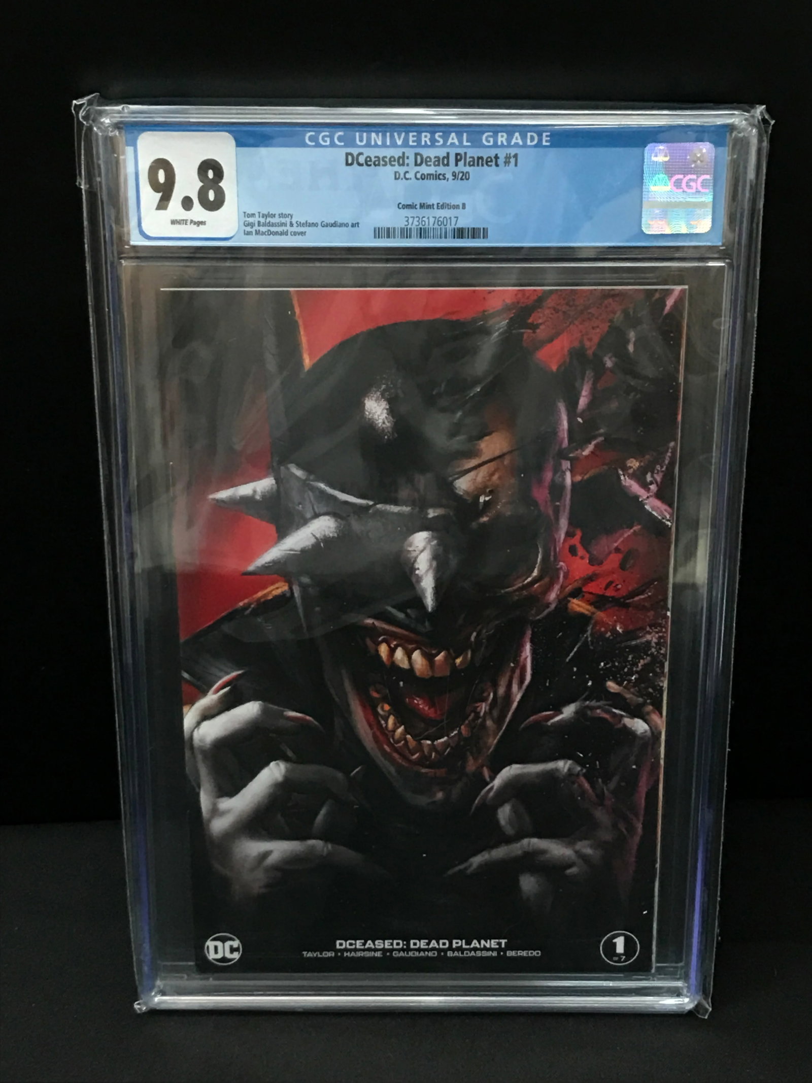DCEASED DEAD PLANET #1 BY DC COMICS - CGC GRADE 9.8 (1 of 1)