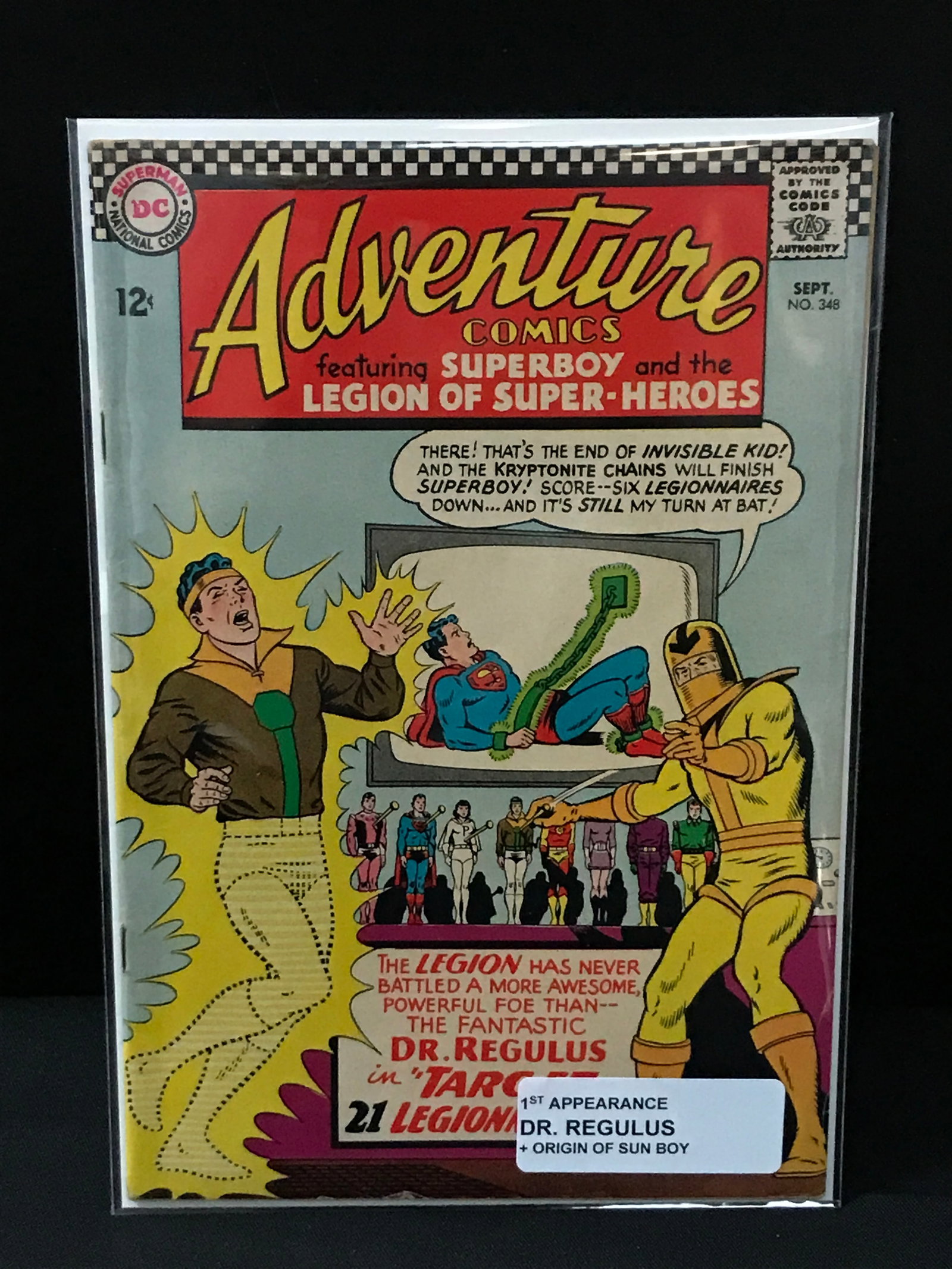 ADVENTURE COMICS #348 1ST APP DR. REGULUS - DC COMICS (1 of 1)