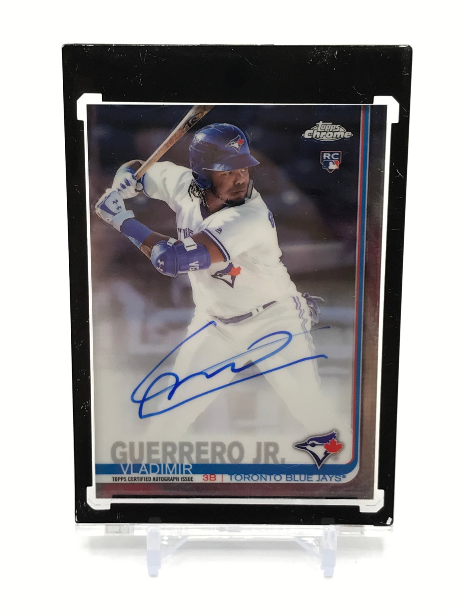2019 TOPPS CHROME VLADIMIR GUERRERO JR SIGNED ROOKIE TRADING CARD: Prices are in Canadian dollars