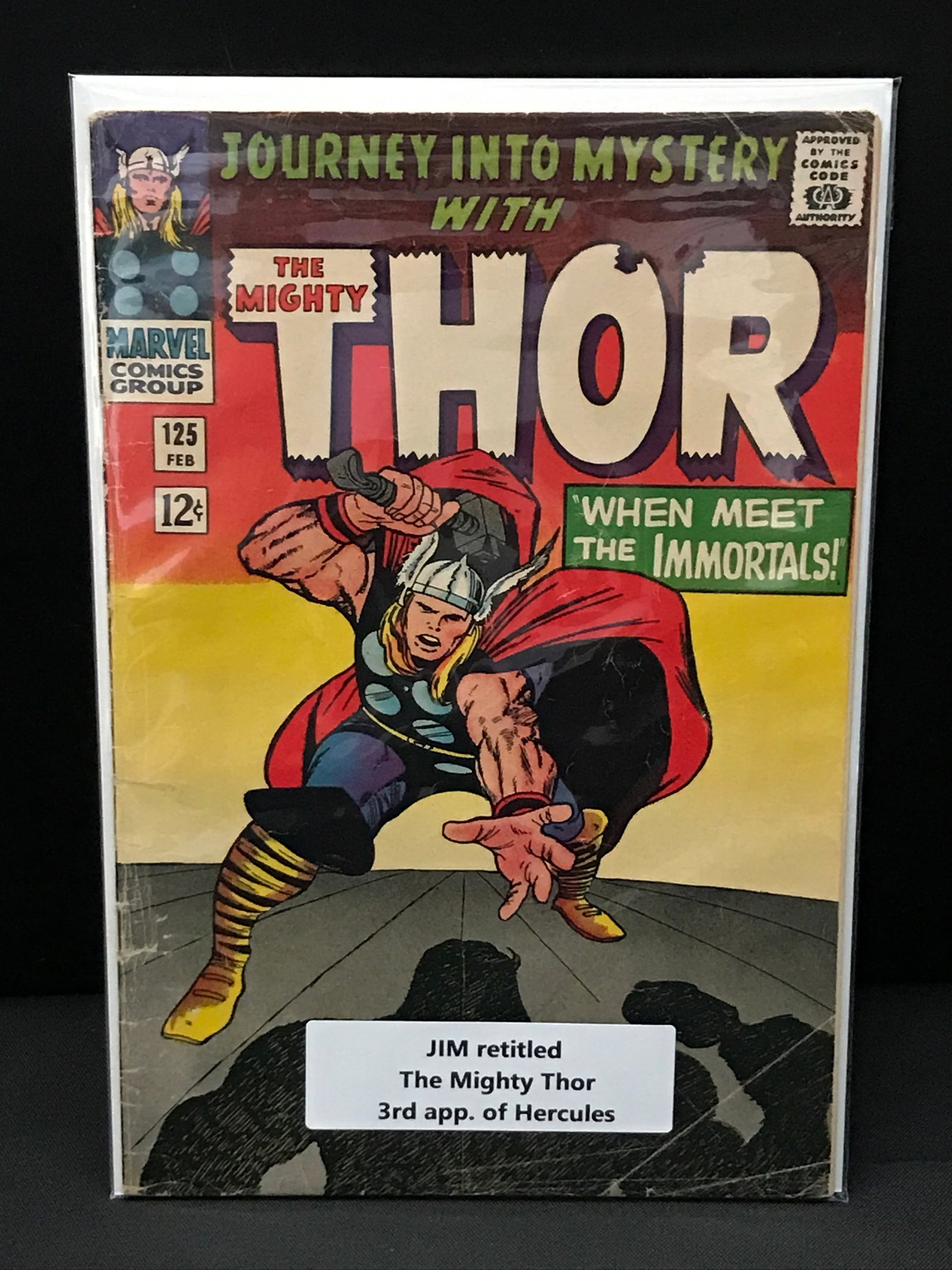 JOURNEY INTO MYSTERY WITH THE MIGHTY THOR #125 - MARVEL COMICS (1 of 1)
