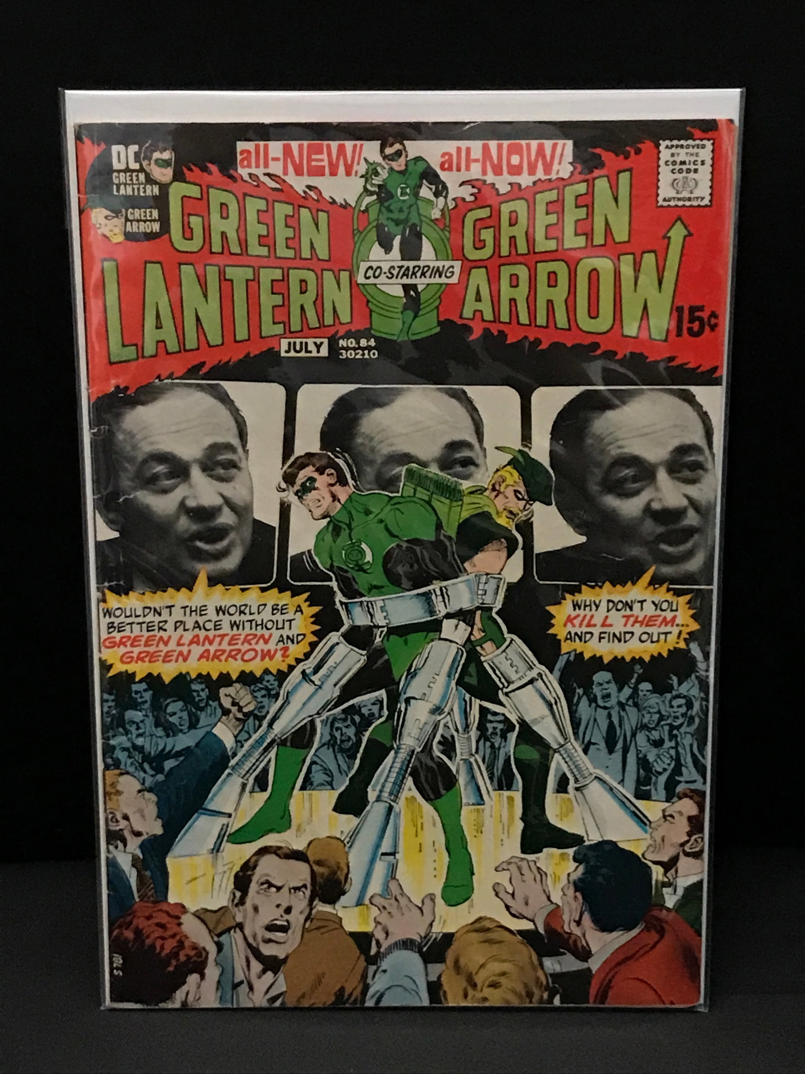 GREEN LANTERN CO-STARRING GREEN ARROW #84 - DC COMICS (1 of 1)