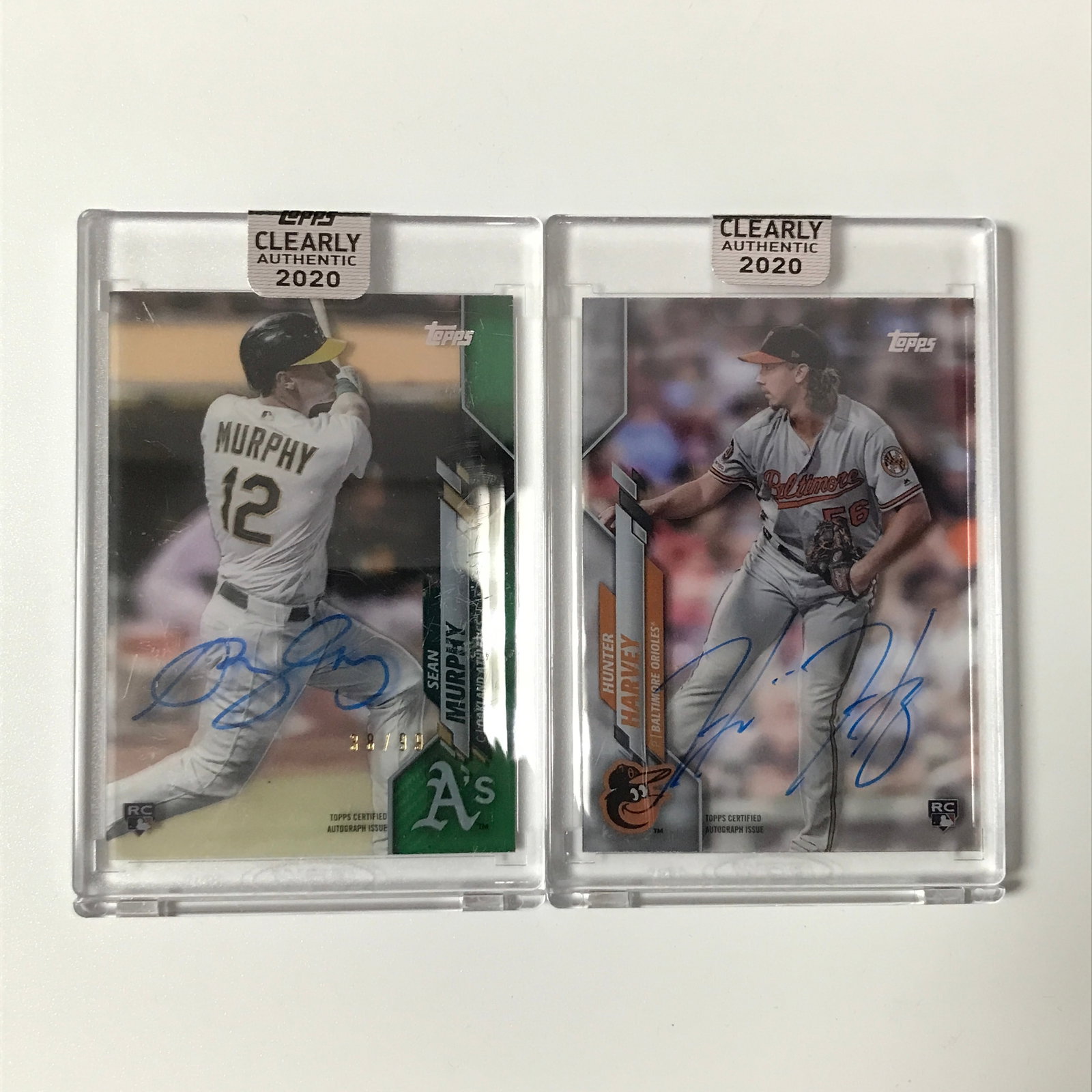 LOT OF 2 2020 TOPPS CLEARLY AUTHENTIC SIGNED ROOKIE TRADING CARDS: Prices are in Canadian dollars