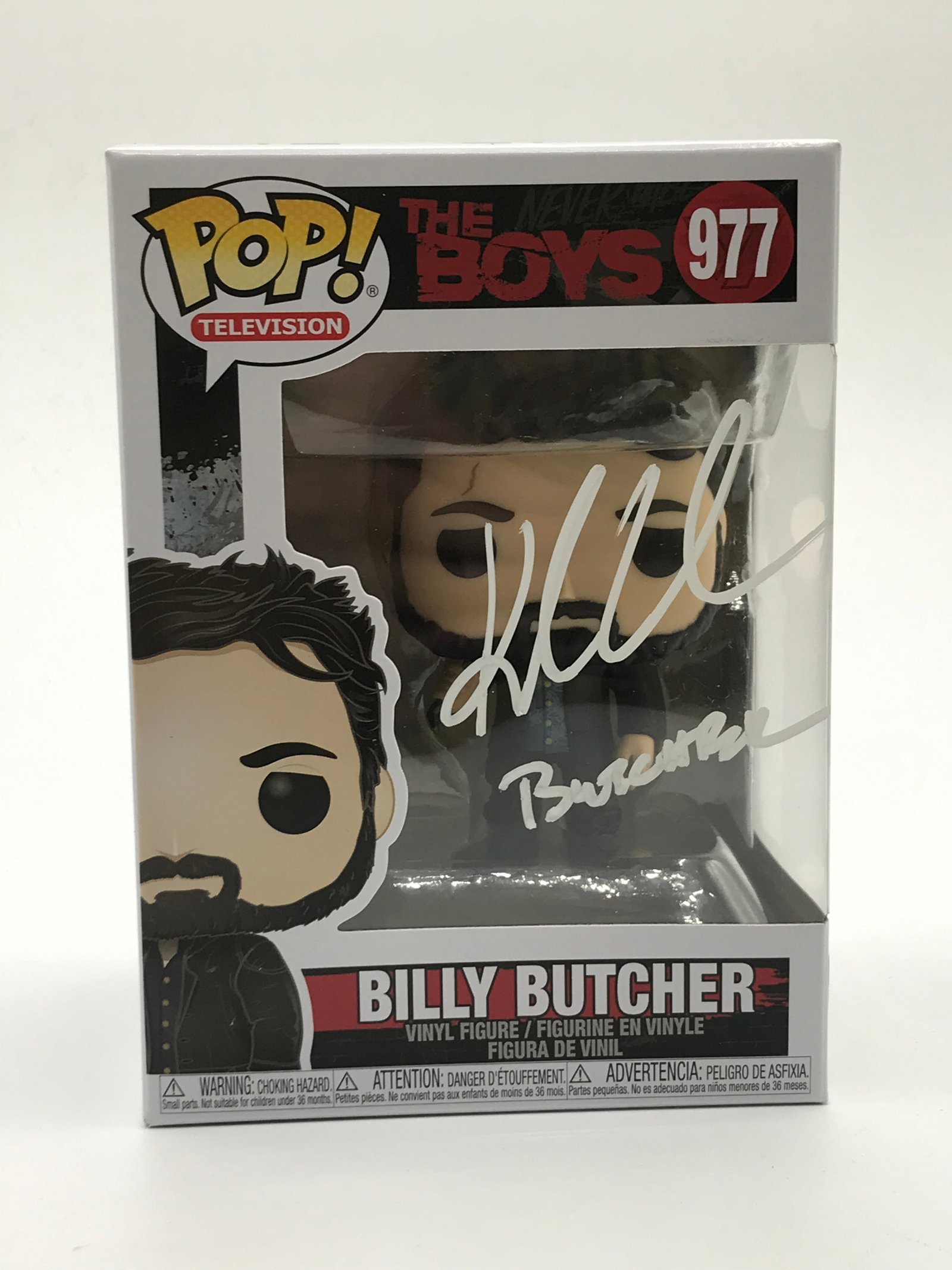 KARL URBAN SIGNED BILLY BUTCHER THE BOYS FUNKO POP - WWOC COA (1 of 2)