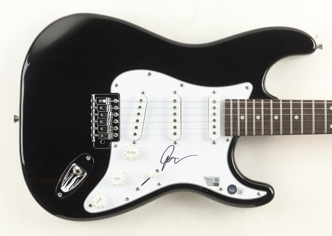 JOE JONAS SIGNED GUITAR PICKGUARD - BECKETT COA: Prices are in Canadian dollars
