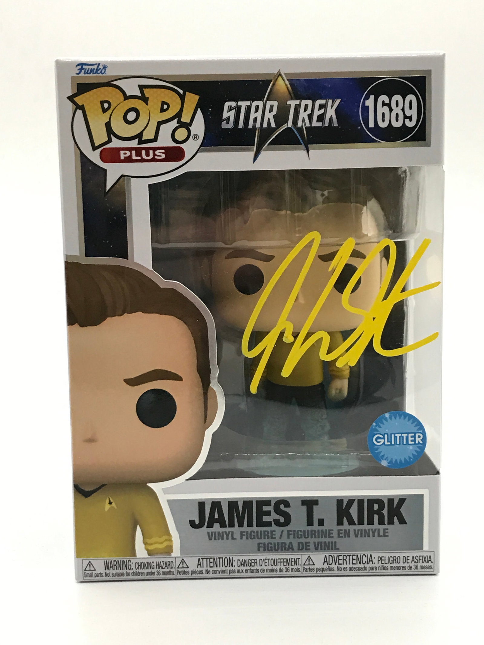 WILLIAM SHATNER SIGNED CAPTAIN KIRK STAR TREK FUNKO POP - WWOC COA (1 of 2)
