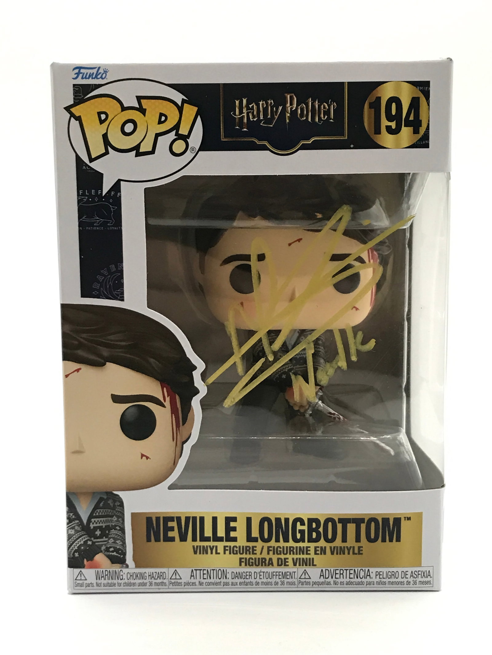 MATTHEW LEWIS SIGNED NEVILLE LONGBOTTOM HARRY POTTER FUNKO POP - WWOC COA (1 of 2)