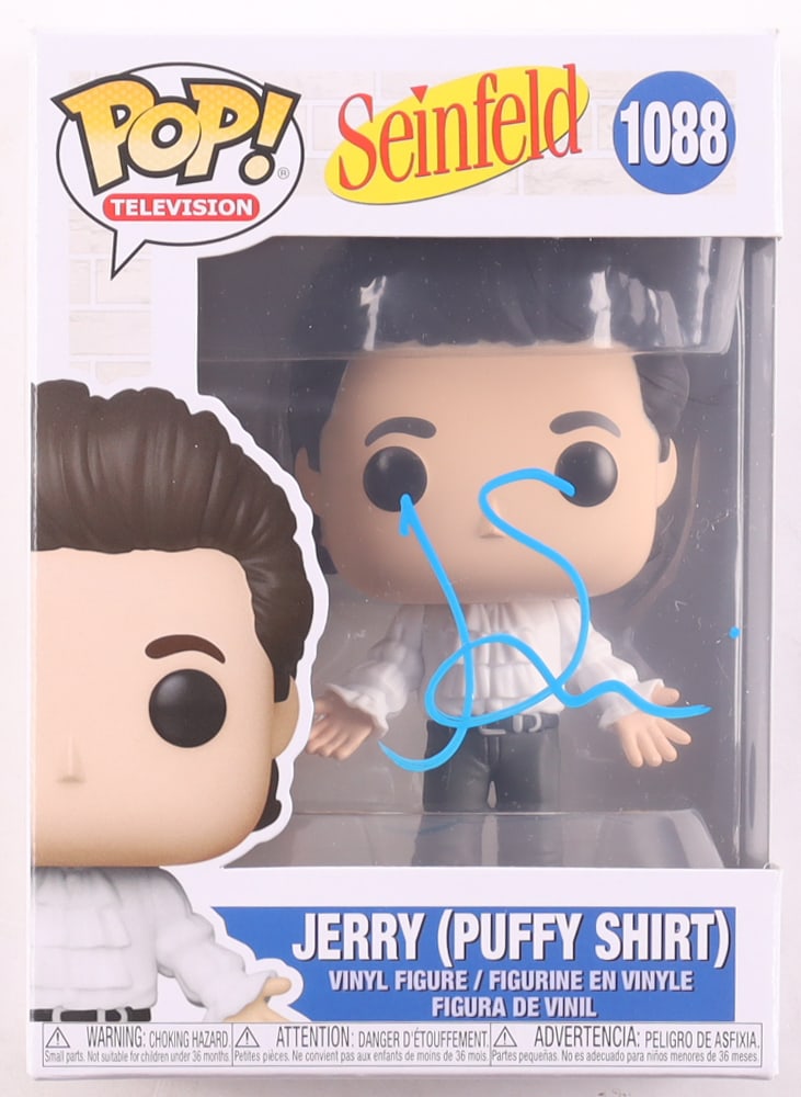 JERRY SIENFELD SIGNED JERRY FUNKO POP - AWM COA: Prices are in Canadian dollars