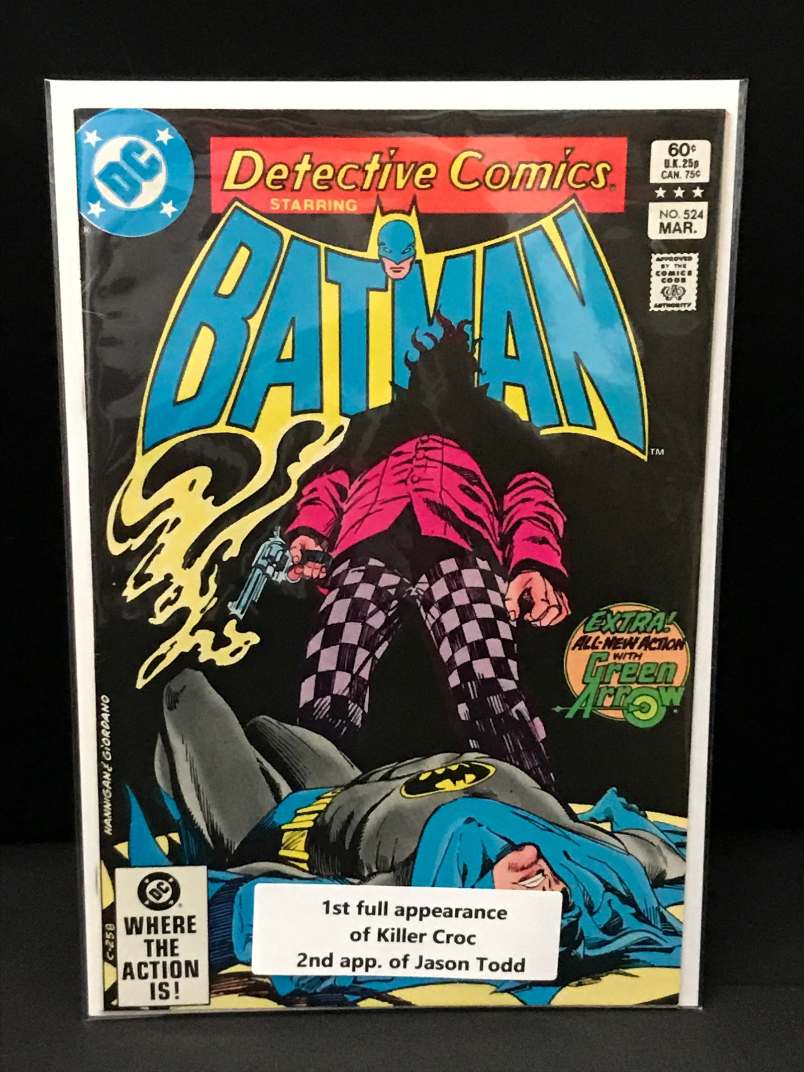 DETECTIVE COMICS #523 1ST FULL APP OF KILLER CROC - DC COMICS (1 of 1)