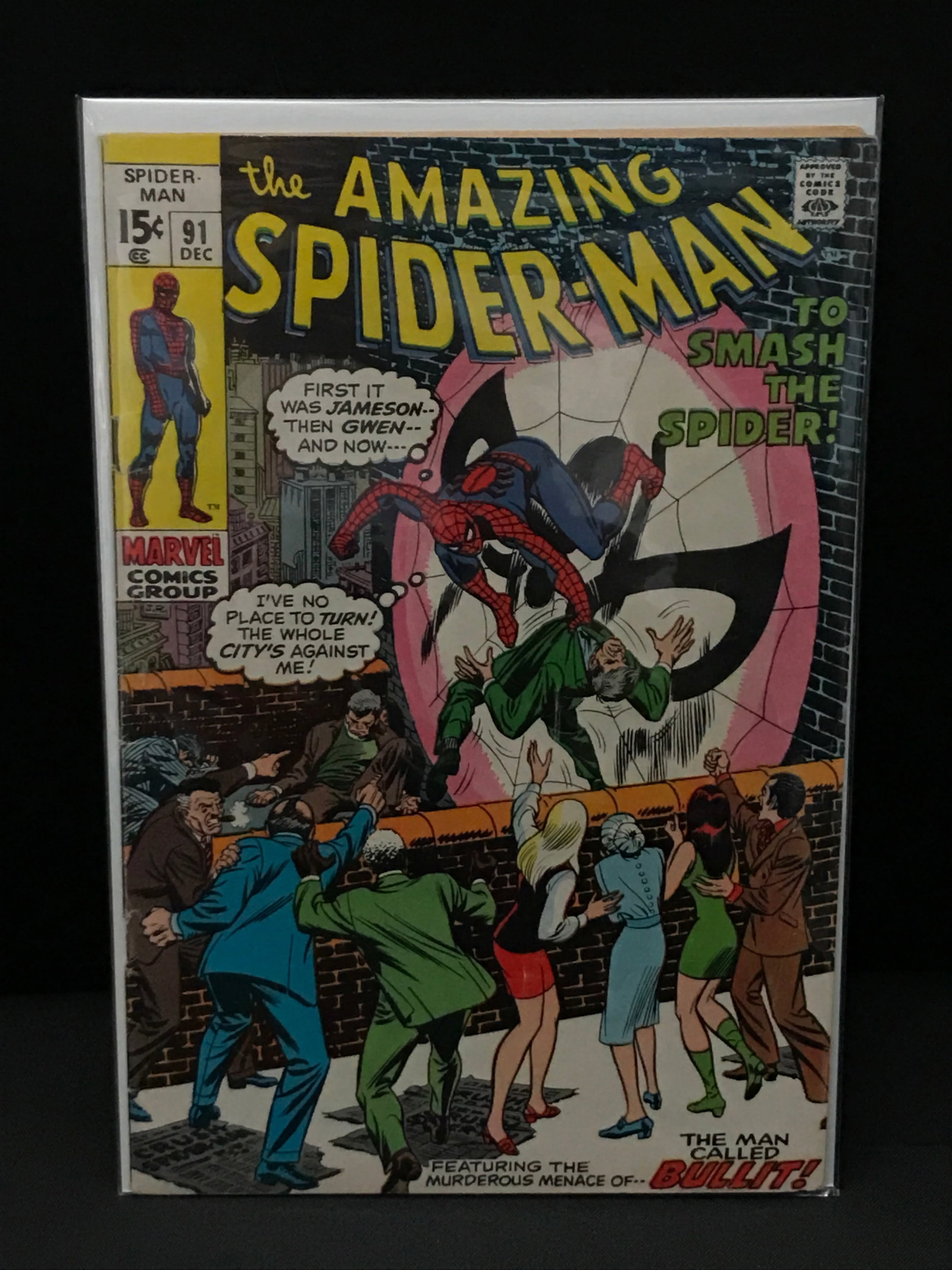 THE AMAZING SPIDERMAN #91 - MARVEL COMICS (1 of 1)