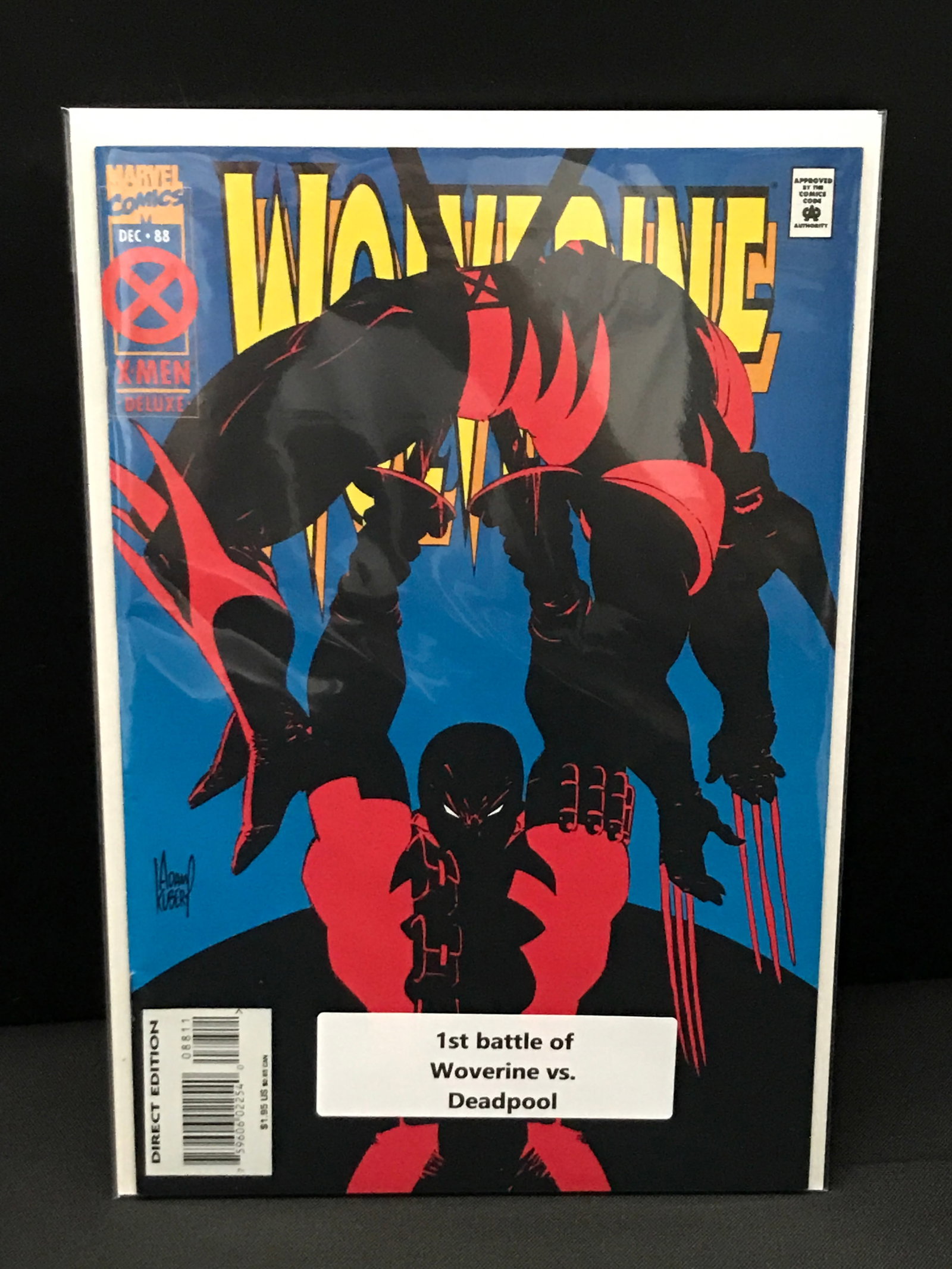 WOLVERINE #88 1ST DEADPOOL VS WOLVERIN BATTLE - MARVEL COMICS (1 of 1)