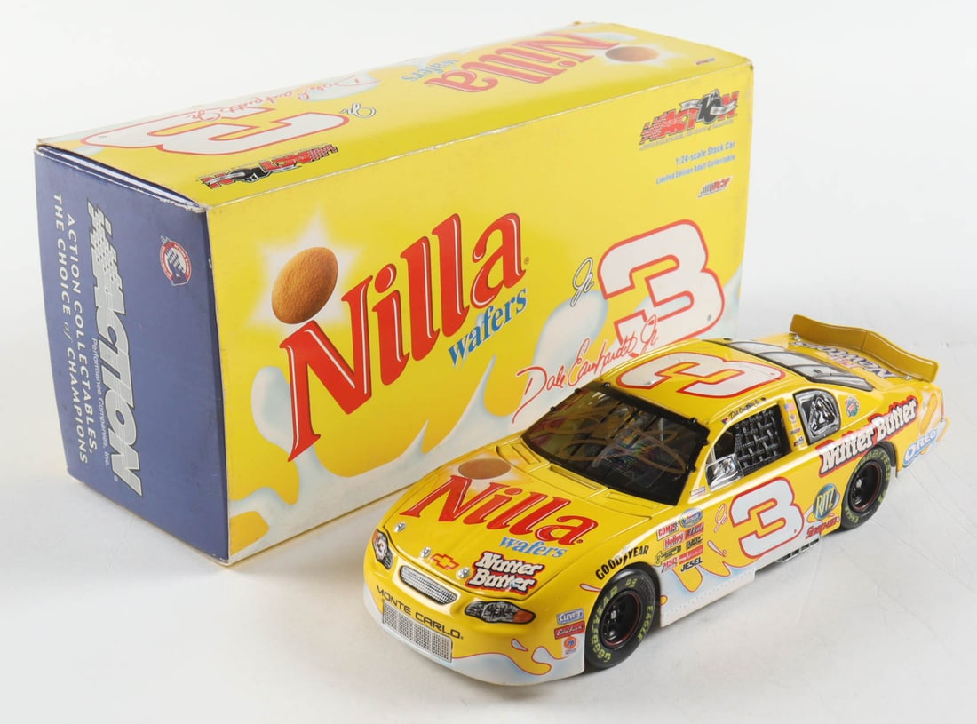 DALE EARNHARDT JR #3 2002 MONTE CARLO RACING CAR WITH ORIGINAL BOX ONLY 91,512 EVER MADE (1 of 4)