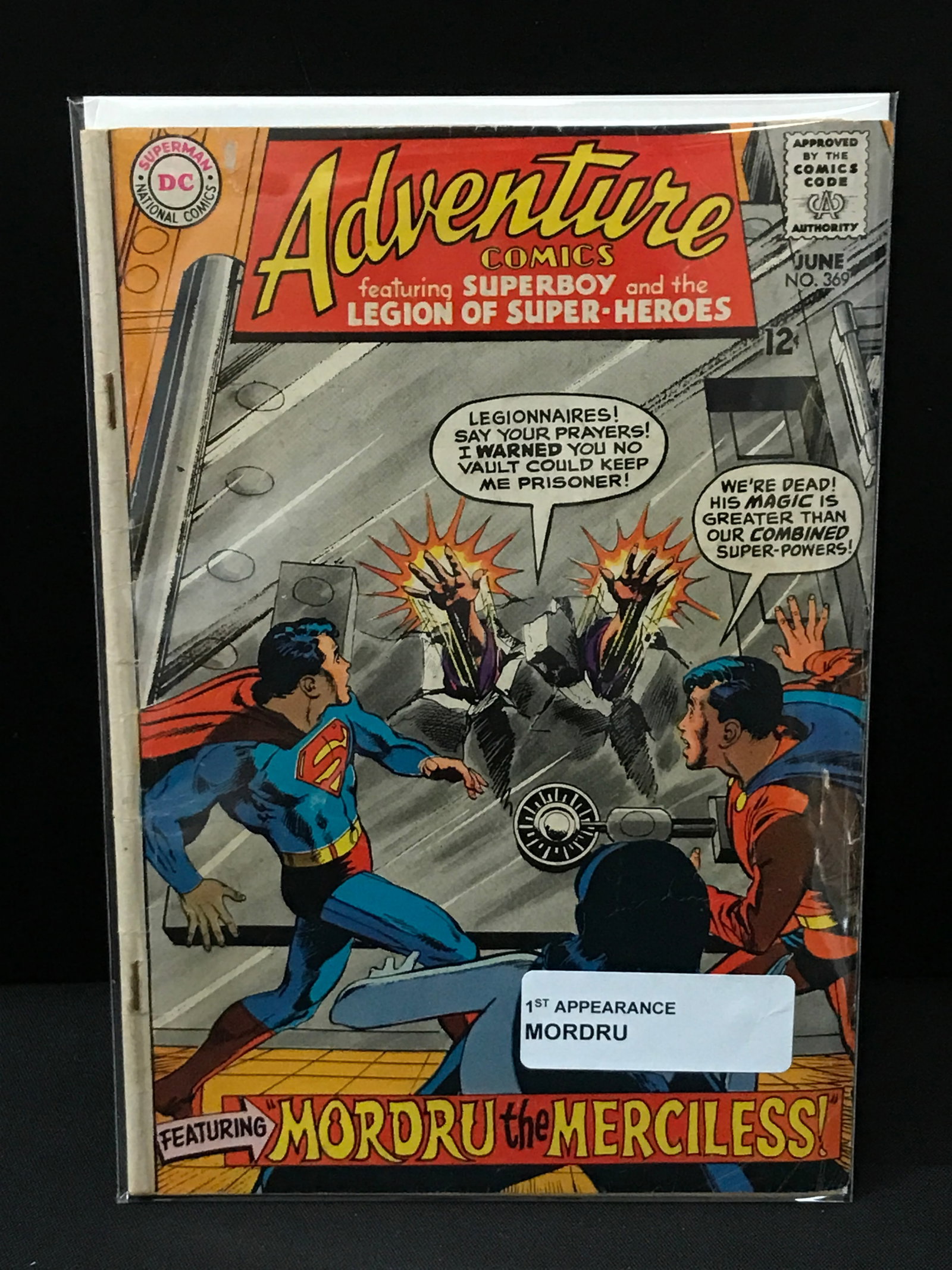 ADVENTURE COMICS #369 1ST MORDRU - DC COMICS (1 of 1)