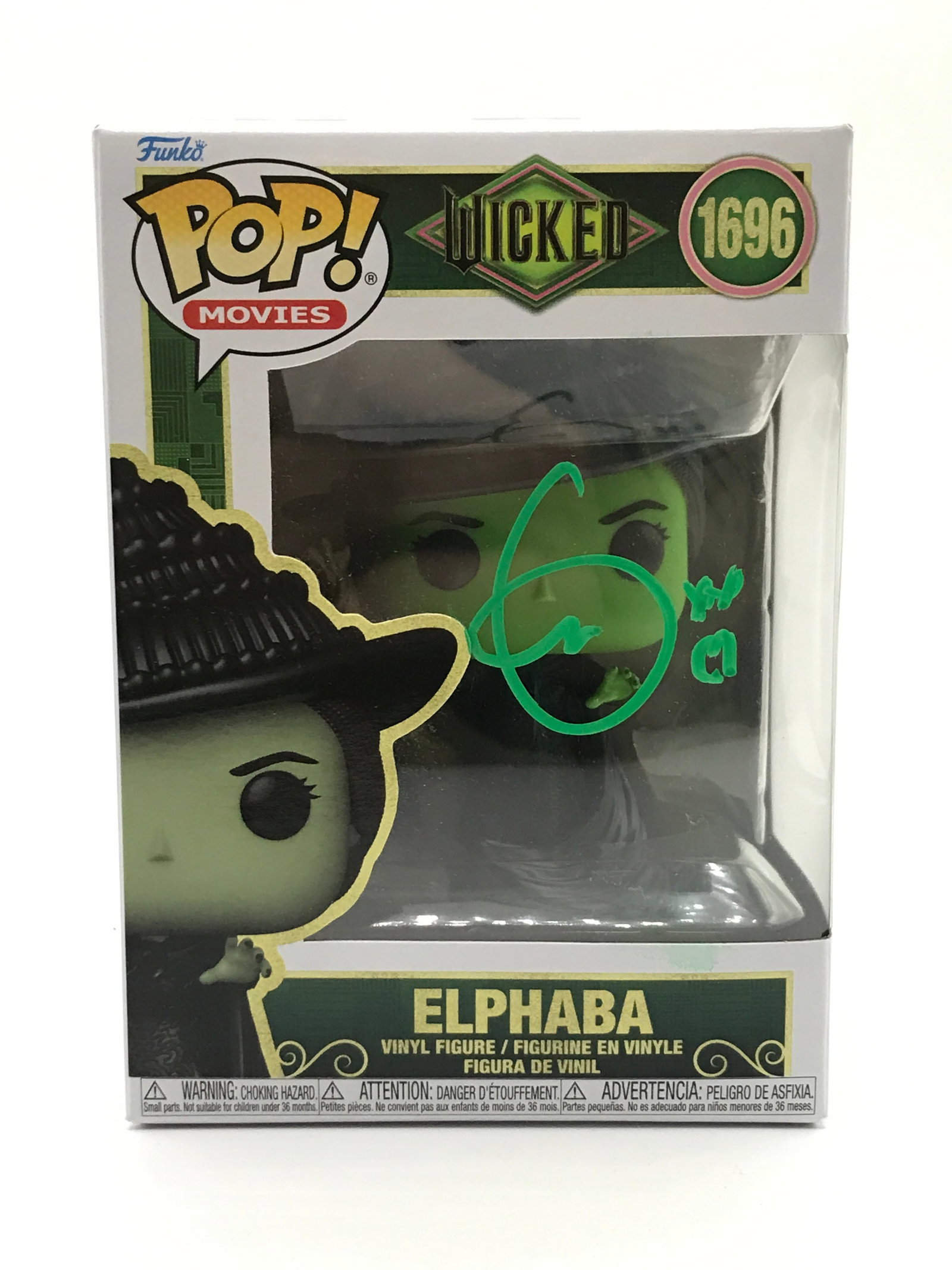 CYNTHIA ERIVO SIGNED ELPHABA WICKED FUNKO POP - HOLLYWOOD COA (1 of 2)