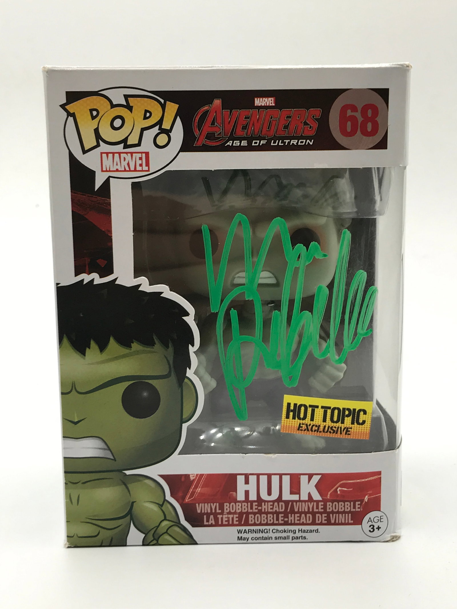 MARK RUFFALO SIGNED HULK FUNKO POP - HOLLYWOOD COA: Prices are in Canadian dollars