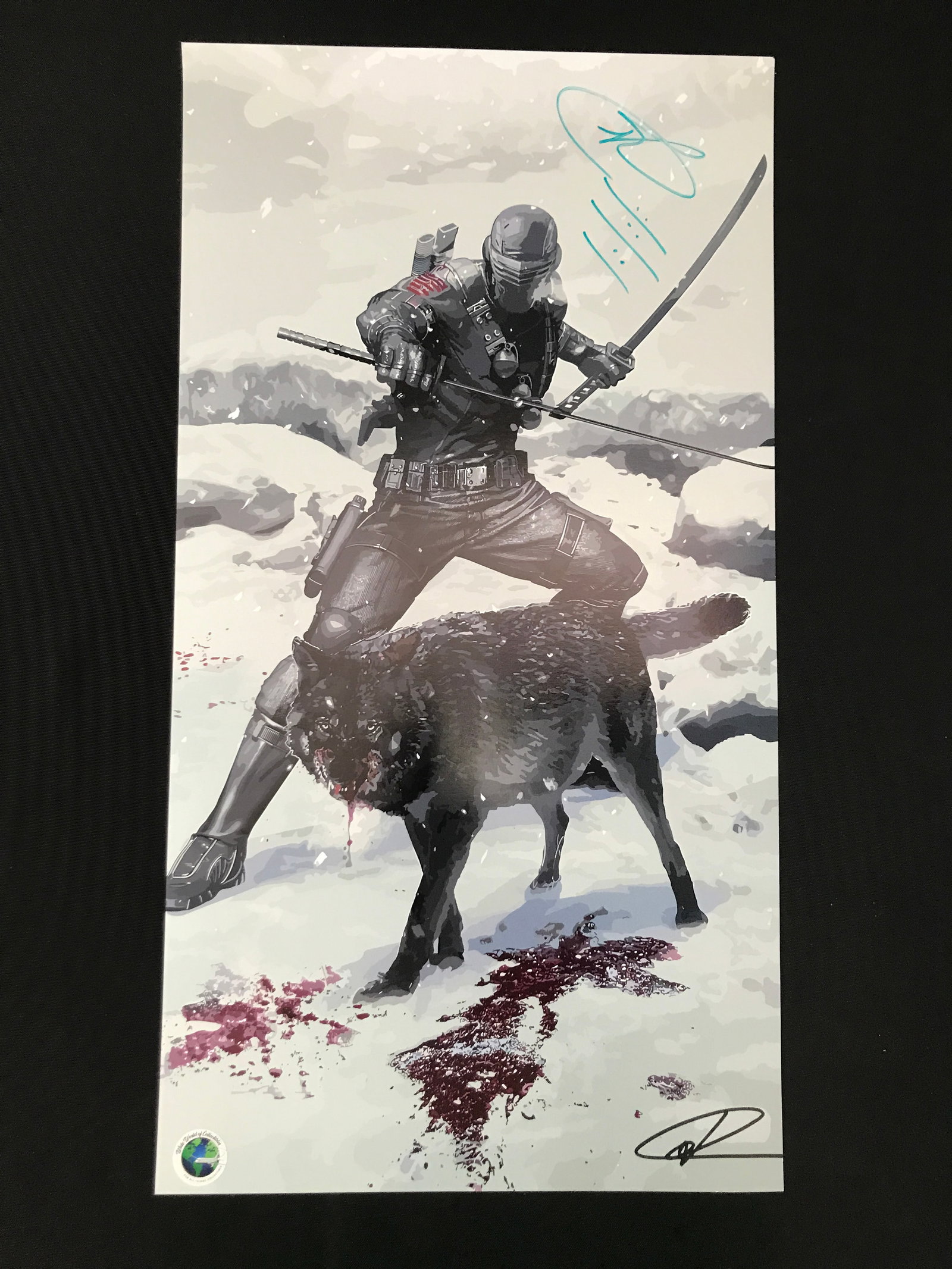 RAY PARK SIGNED SNAKE EYES 11 X 18 - WWOC COA (1 of 1)