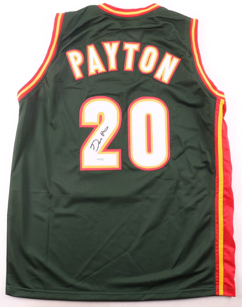 GARY PAYTON SIGNED SEATTLE SUPERSONICS JERSEY - JSA COA (1 of 3)