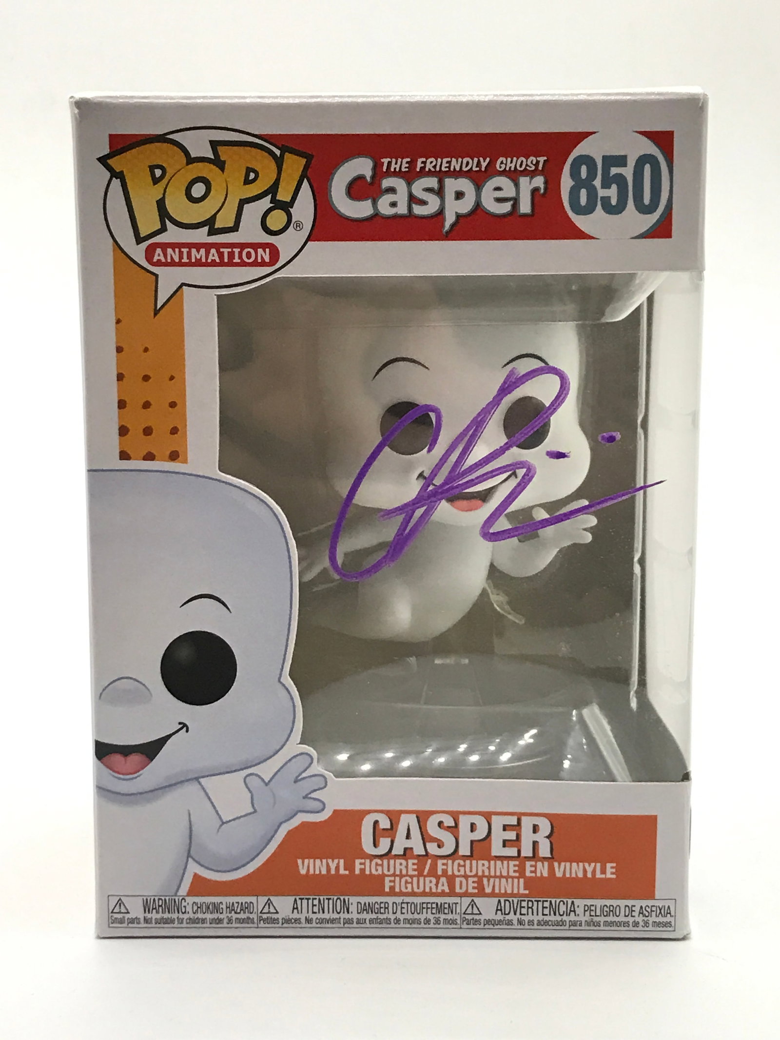 CHRISTINA RICCI SIGNED CASPER FUNKO POP - WWOC COA: Prices are in Canadian dollars