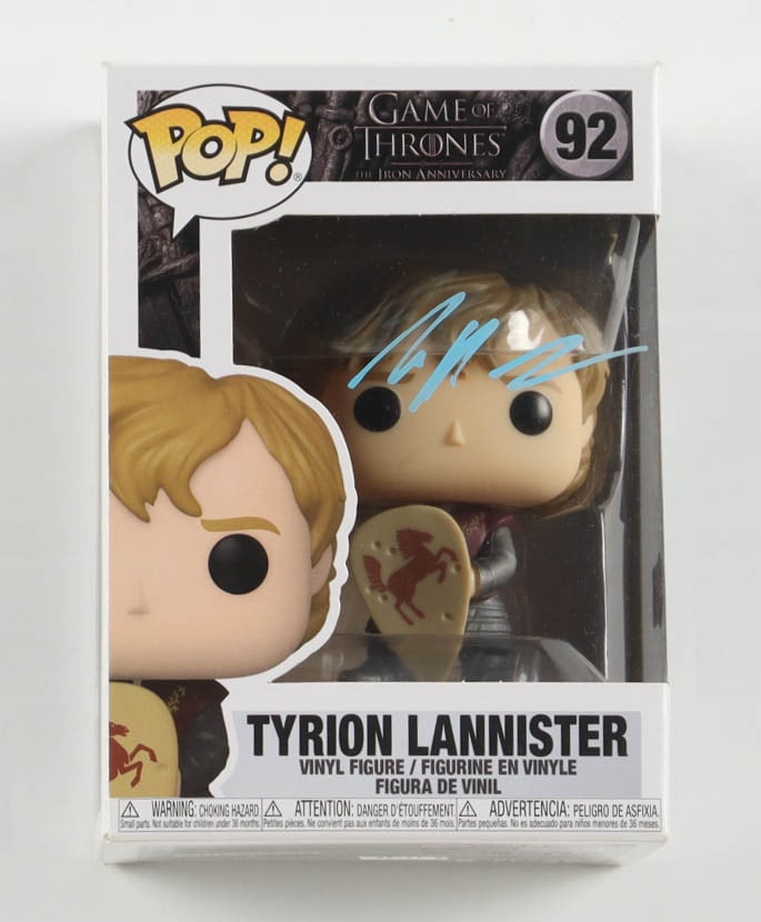 PETER DINKLAGE SIGNED TYRION LANNISTER GAME OF THRONES FUNKO POP - BECKETT COA (1 of 2)