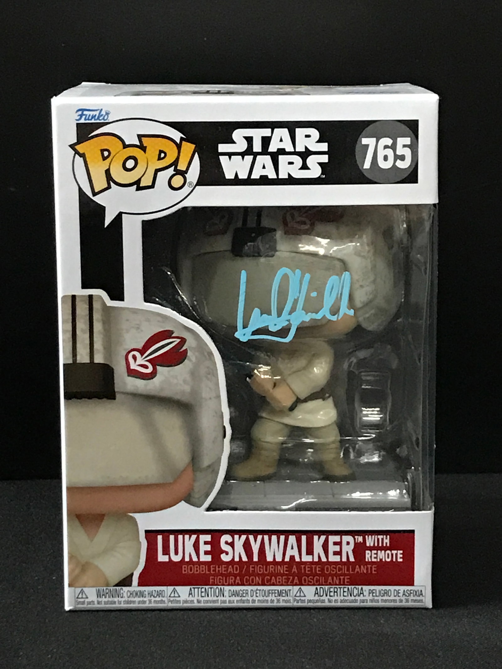 MARK HAMILL SIGNED LUKE SKYWALKER STAR WARS FUNKO POP - WWOC COA (1 of 2)