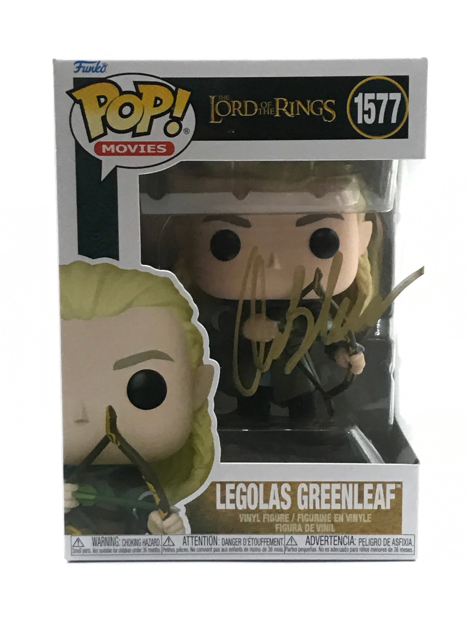 ORLANDO BLOOM SIGNED LEGOLAS LORD OF THE RINGS FUNKO POP - WWOC COA (1 of 2)