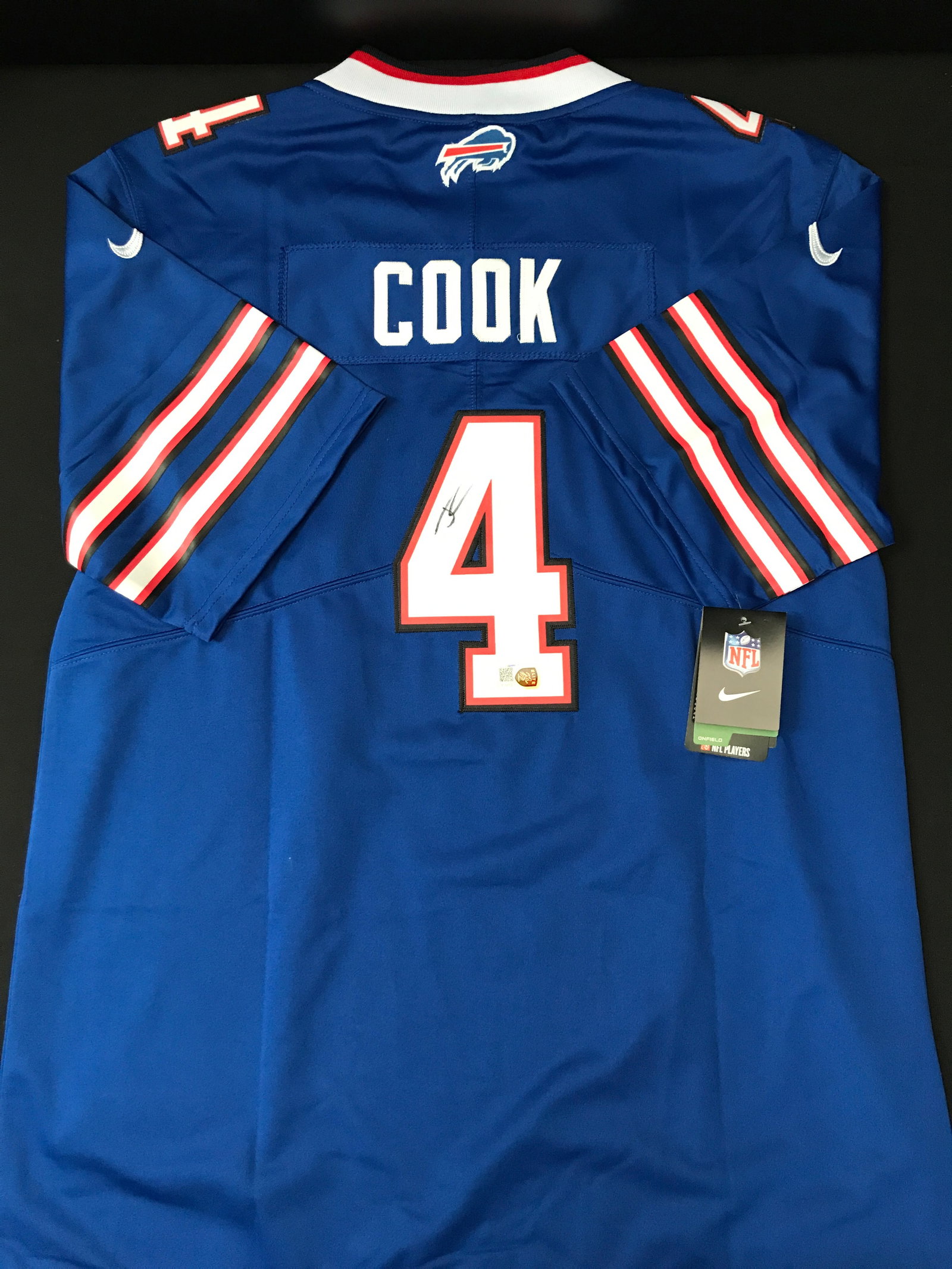 JAMES COOK SIGNED BUFFALO BILLS CUSTOM JERSEY - ELITE COA (1 of 3)