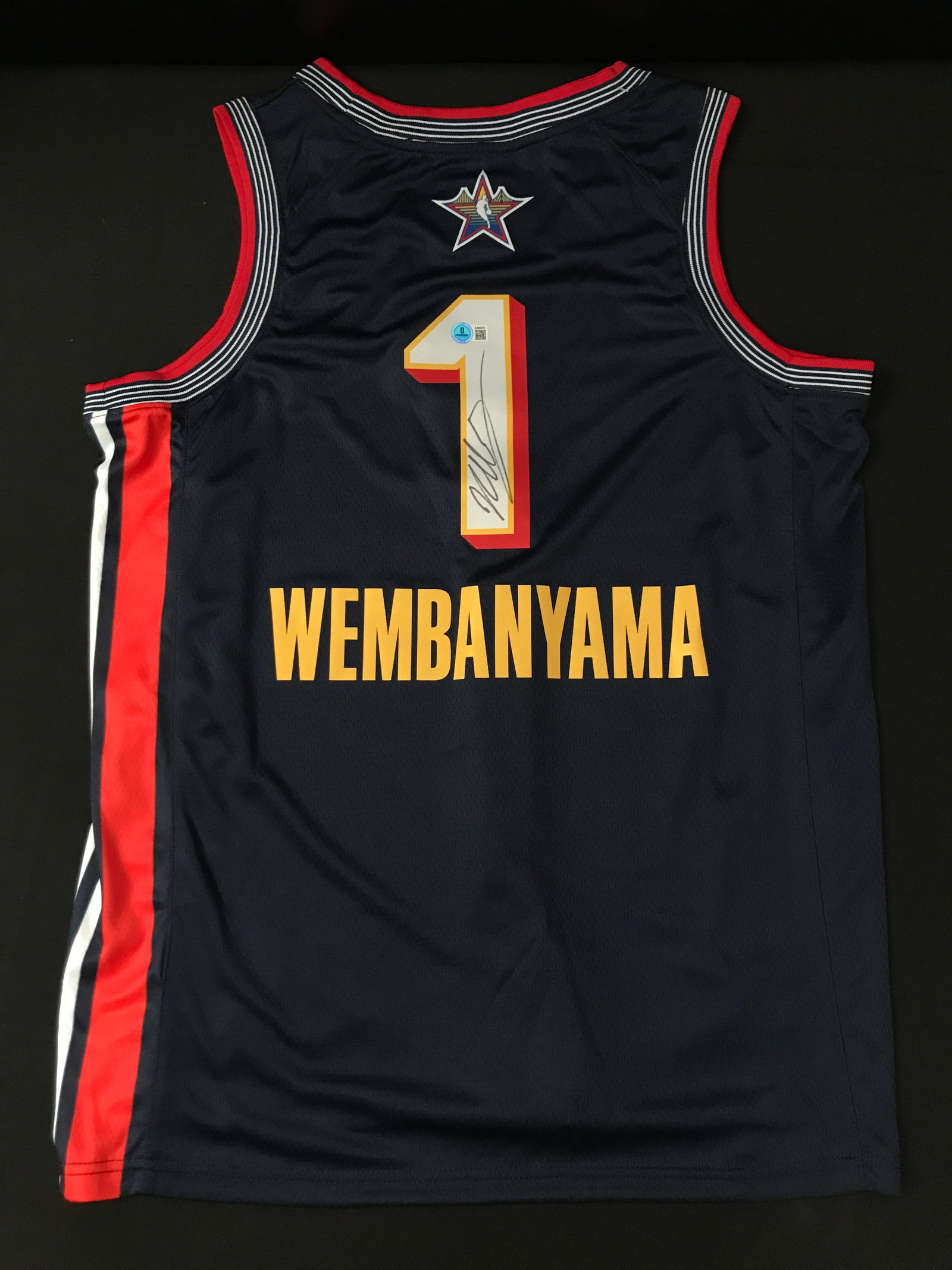 VICTOR WEMBANYAMA SIGNED ALL STAR BASKETBALL JERSEY - BECKETT COA (1 of 3)