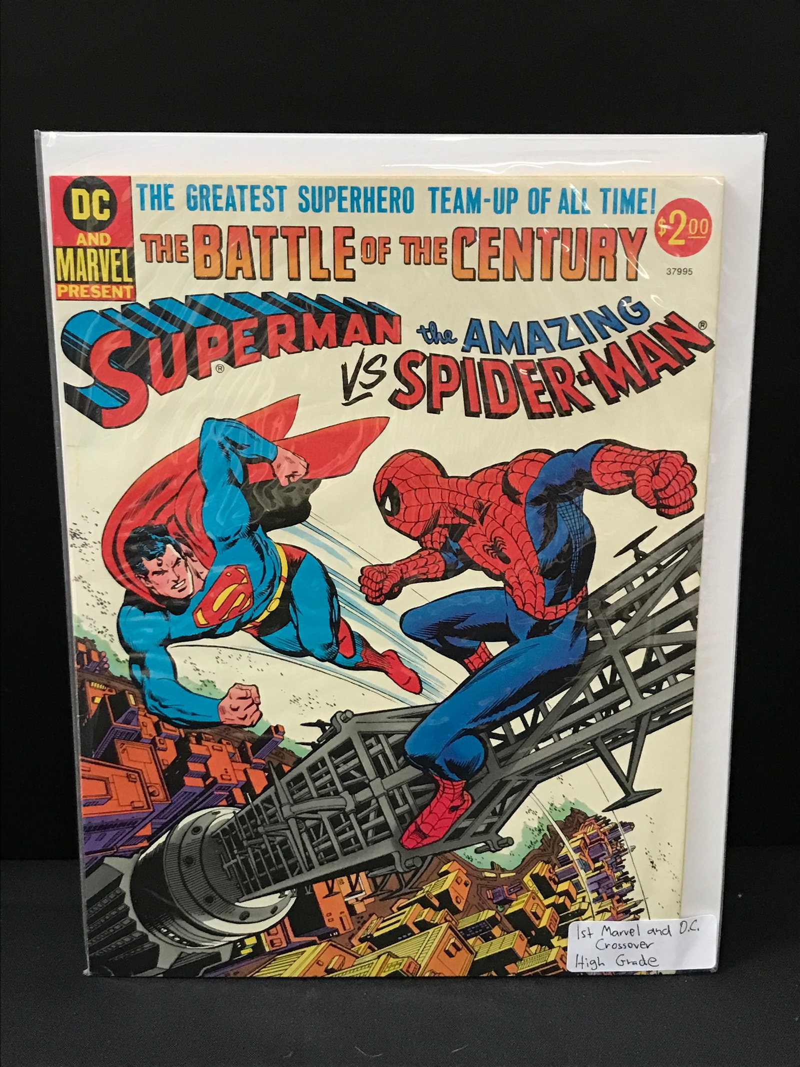 THE BATTLE OF THE CENTURY SUPERMAN VS SPIDERMAN - DC / MARVEL CROSSOVER (1 of 1)