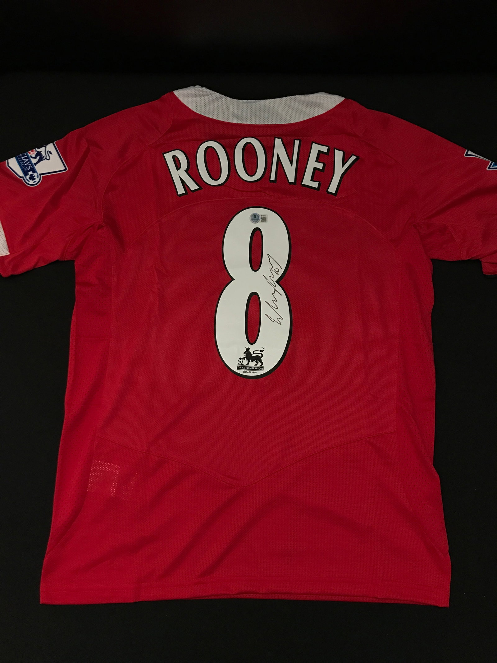 WAYNE ROONEY SIGNED MANCHESTER UNITED SOCCER JERSEY - BECKETT COA (1 of 3)