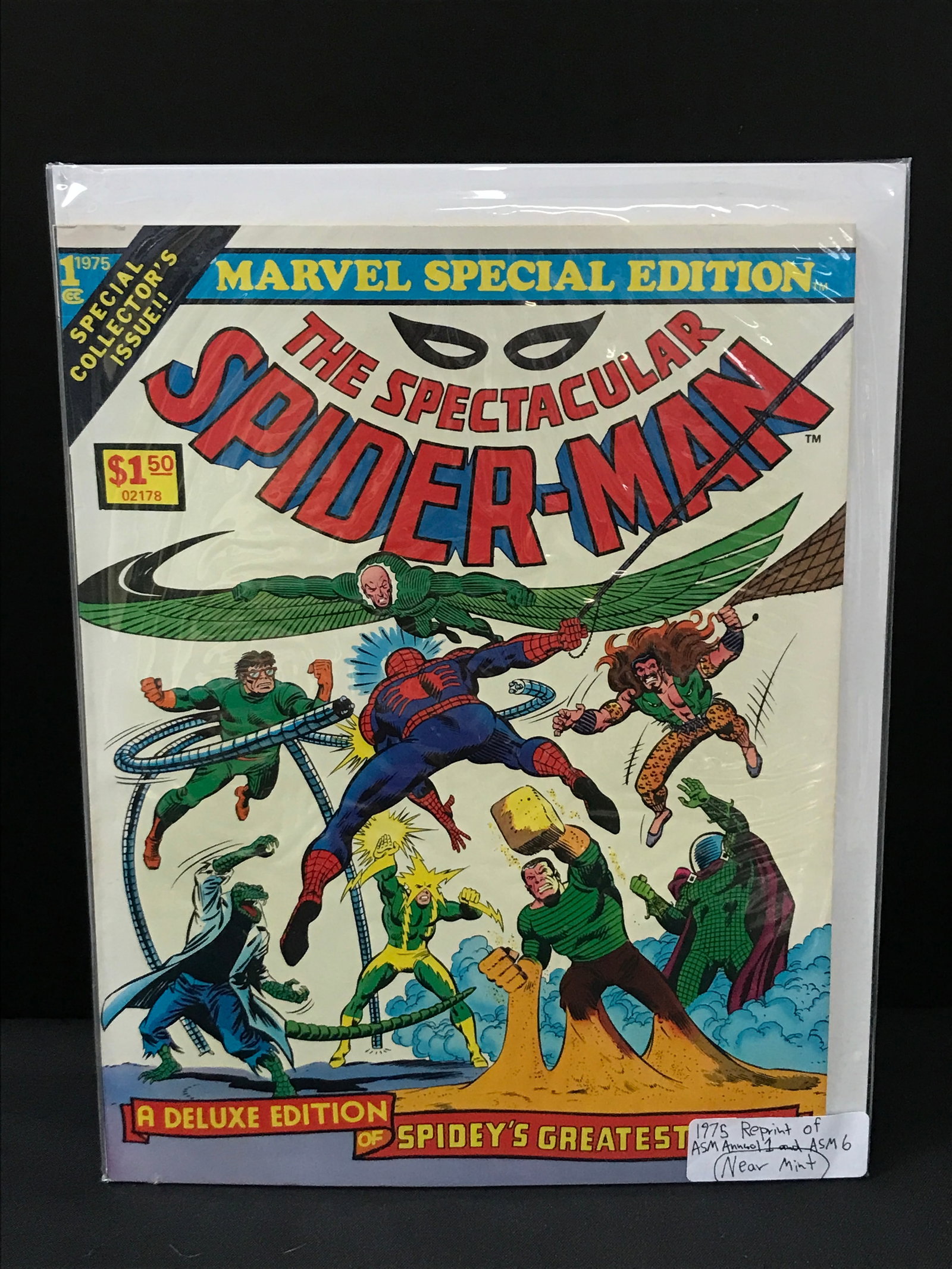 THE SPECTACULAR SPIDERMAN (1975) REPRINT OF ASM ANNUAL #1 & #6 - MARVEL COMICS: Prices are in Canadian dollars