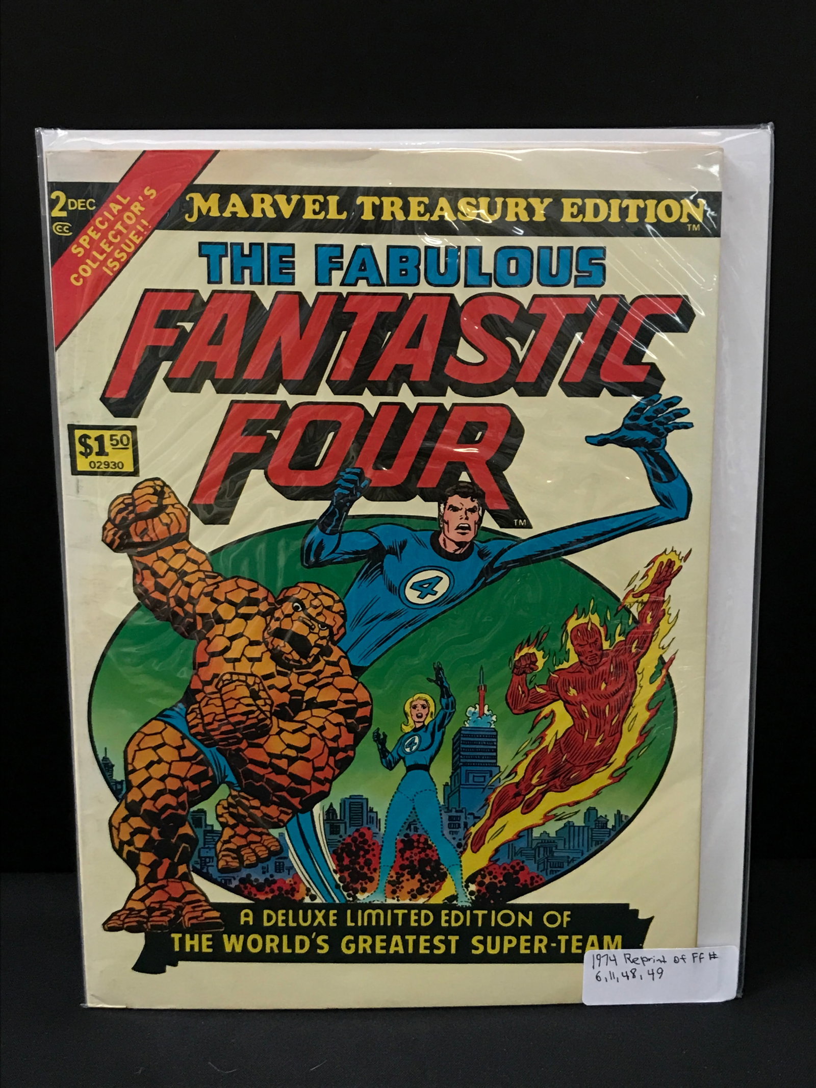 HIGHER GRADE MARVEL COMICS TREASURY EDITION FANTASTIC FOUR: Prices are in Canadian dollars